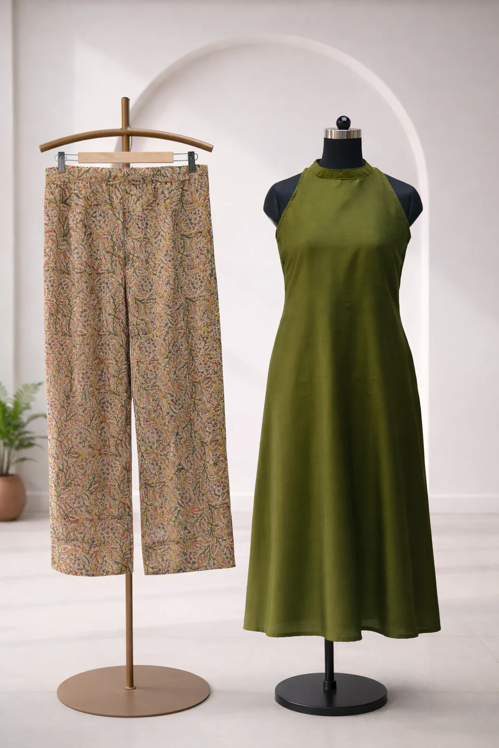 Indhu Green Co - ords set