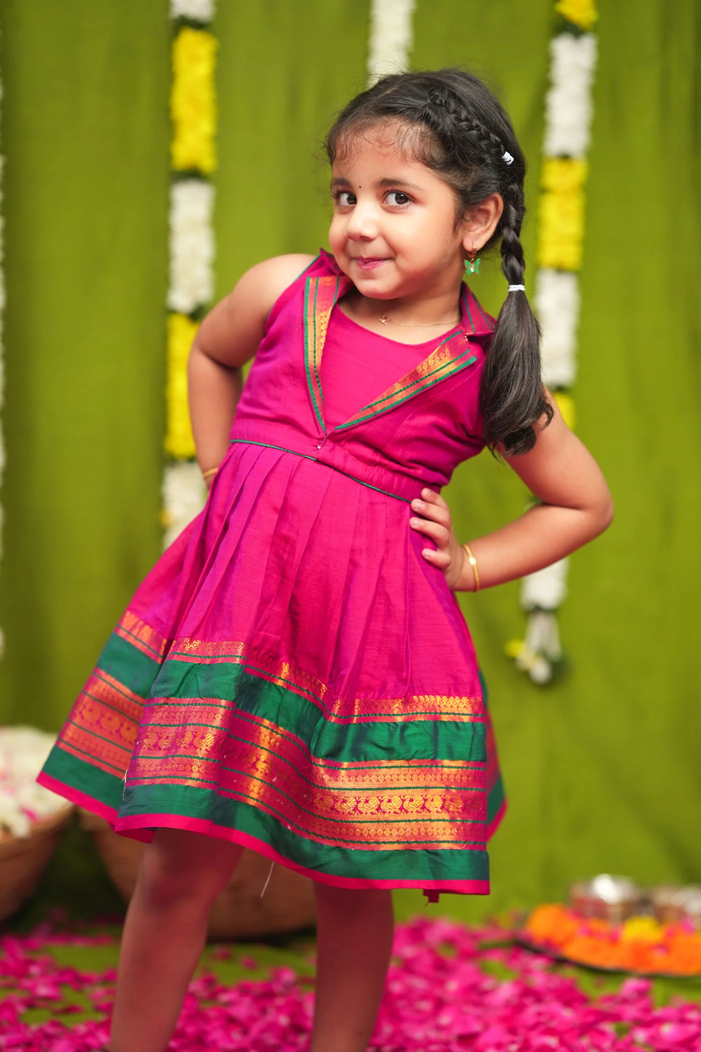 Jayanti Pink Frock Mini (Set of 2) - Image 5