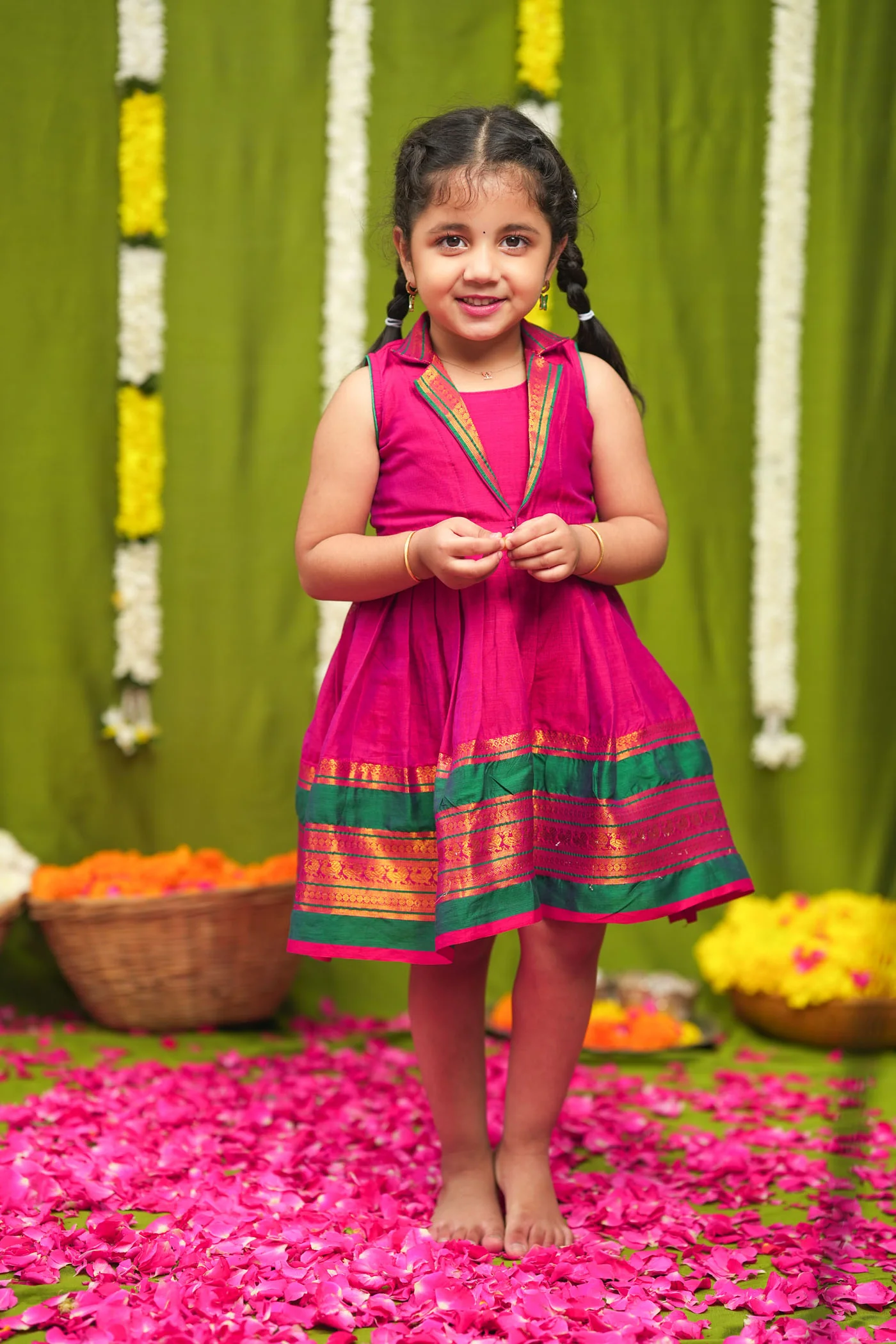 Jayanti Pink Frock Mini (Set of 2) - Image 10