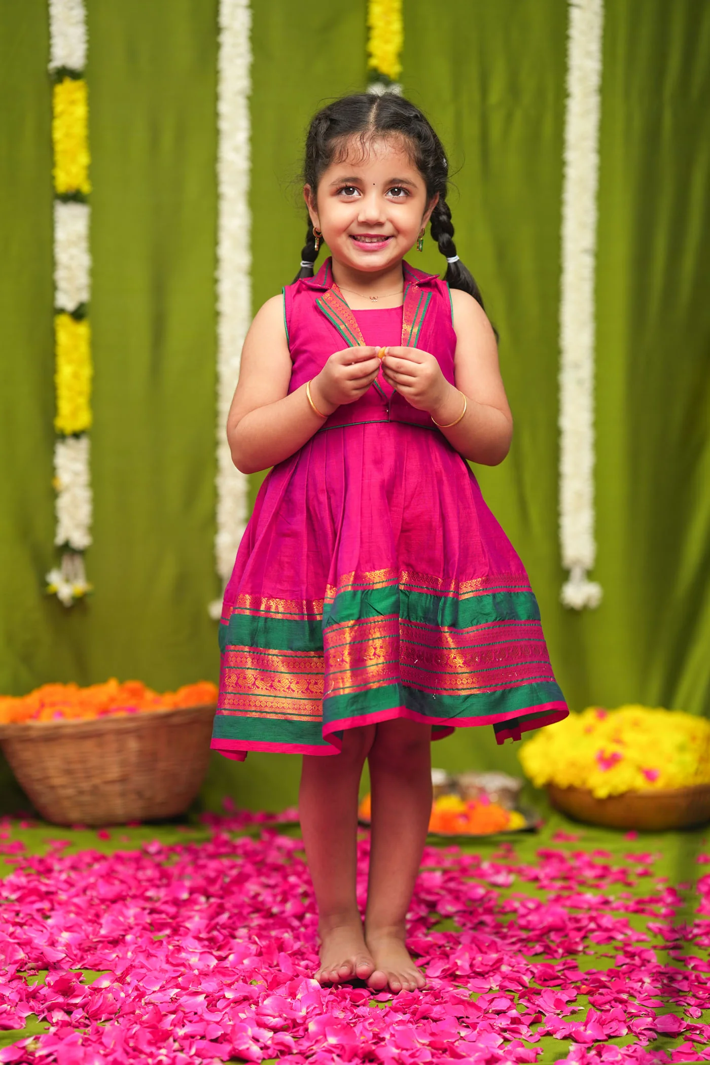 Jayanti Pink Frock Mini (Set of 2) - Image 11