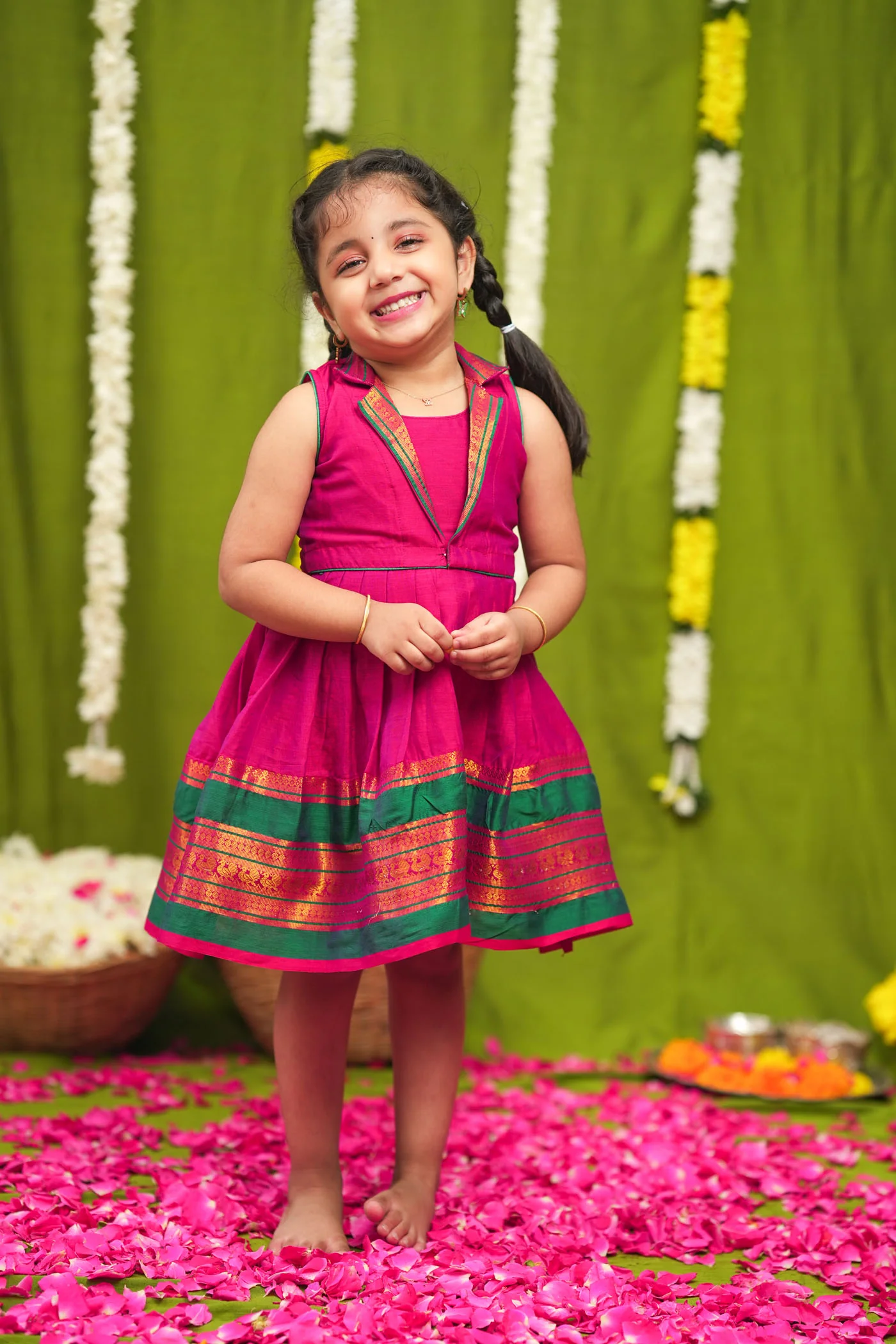 Jayanti Pink Frock Mini (Set of 2) - Image 9