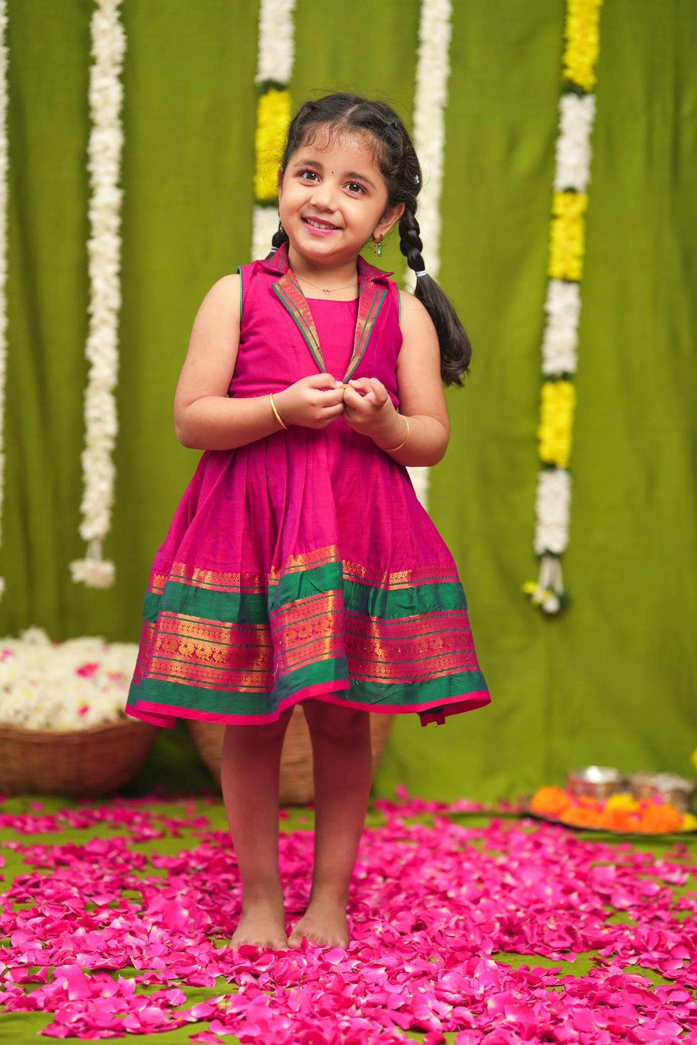 Jayanti Pink Frock Mini (Set of 2) - Image 7