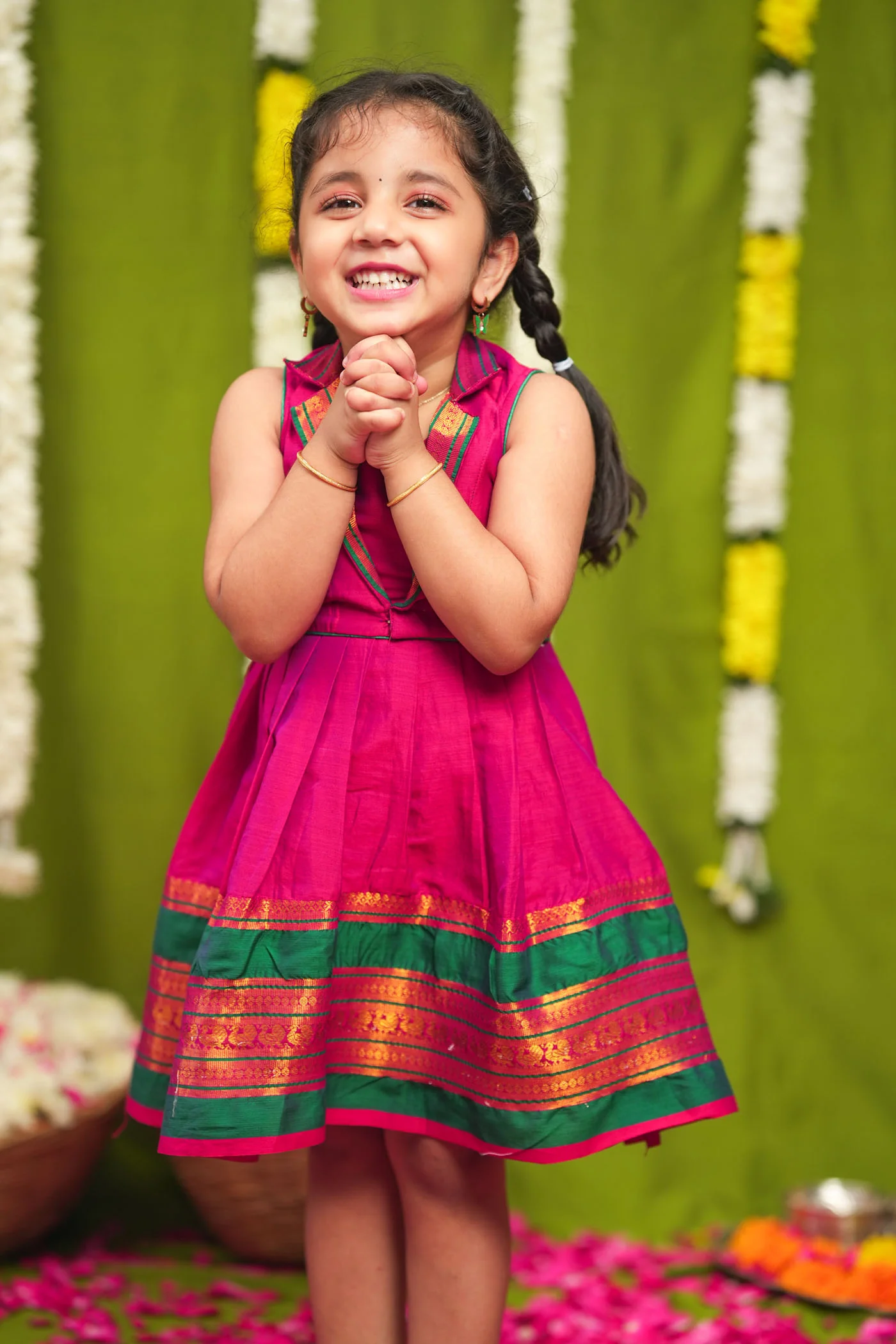 Jayanti Pink Frock Mini (Set of 2) - Image 2