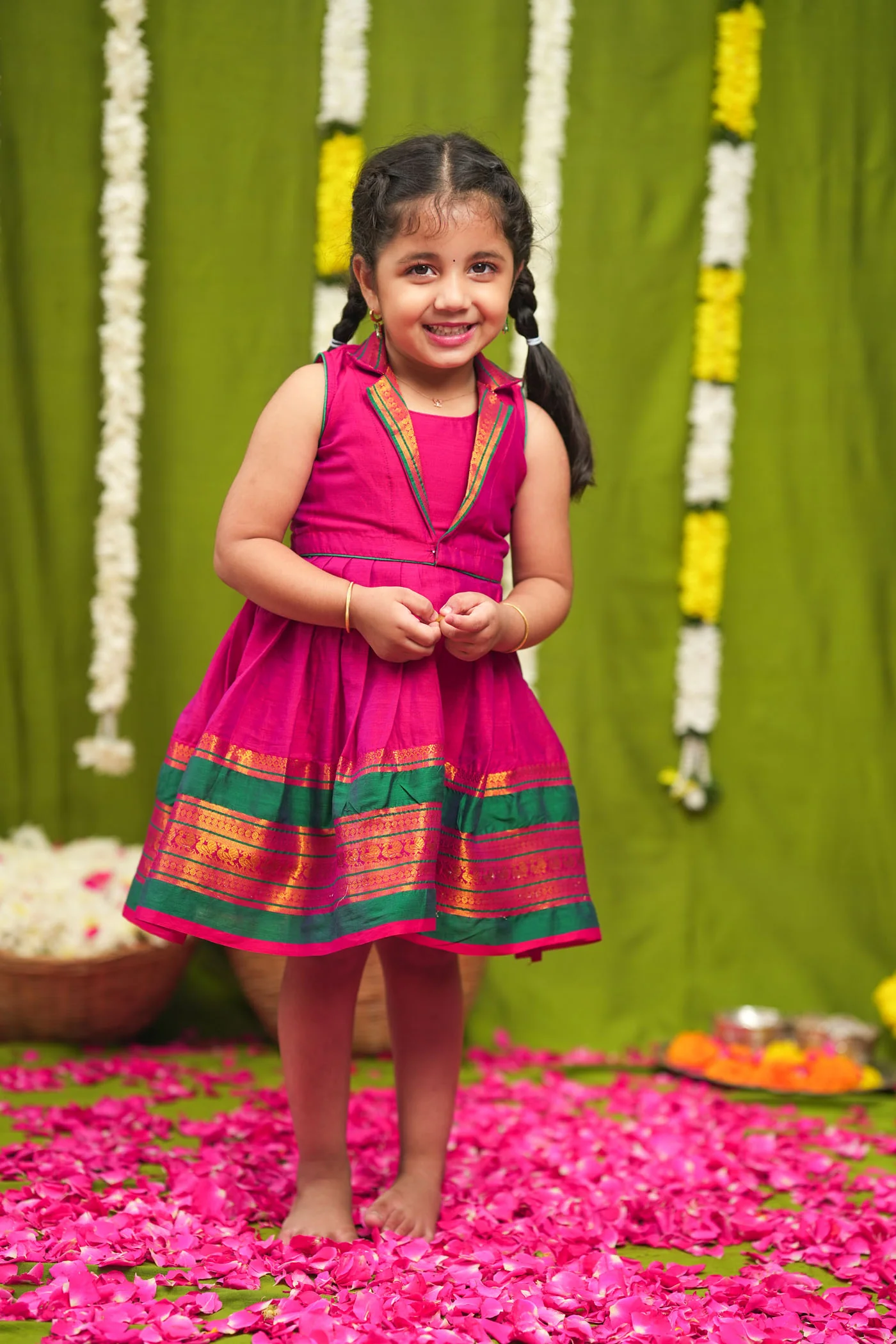 Jayanti Pink Frock Mini (Set of 2) - Image 8