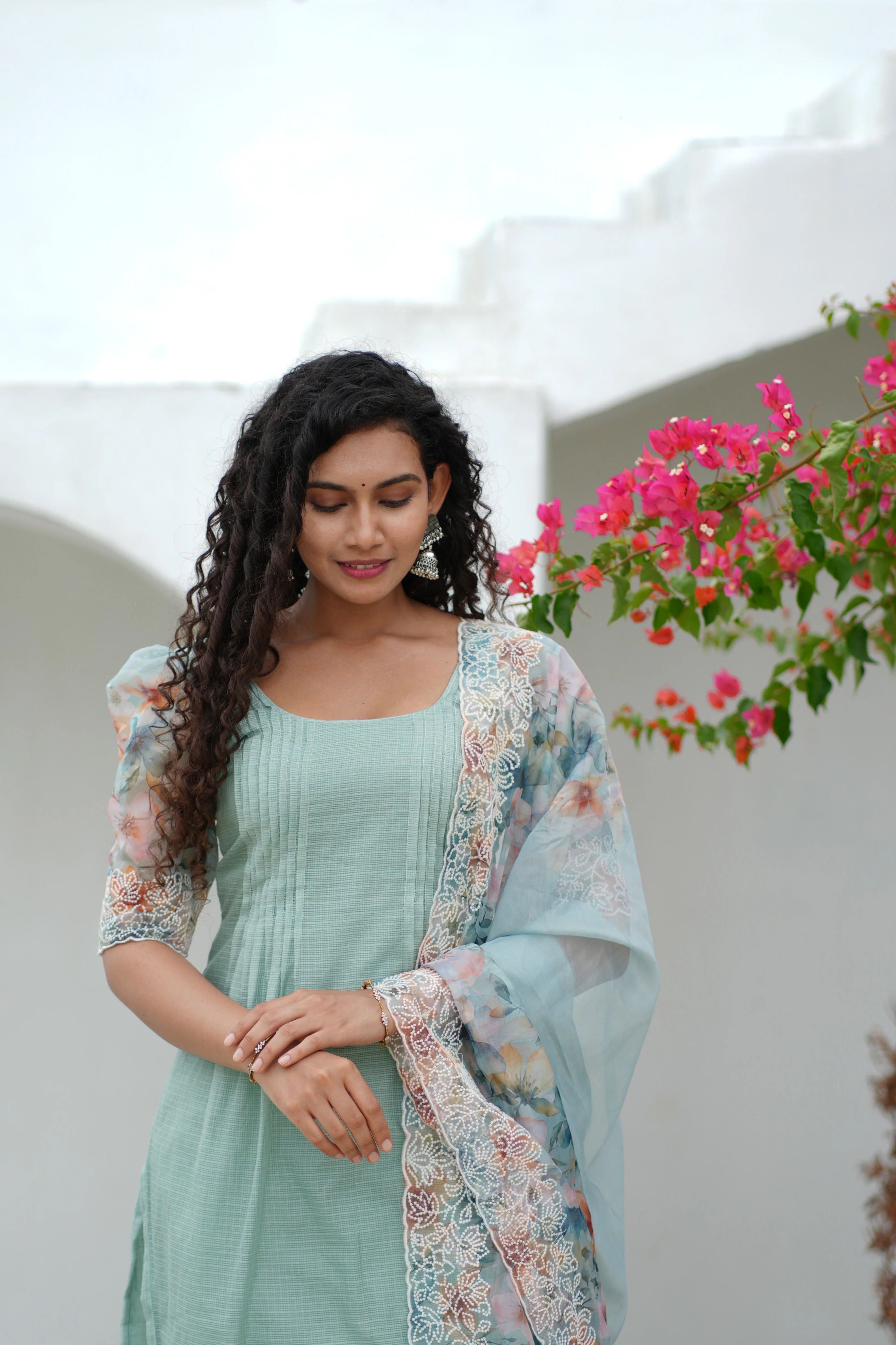 Krithi Mint Green - (Set of 2) - Image 10