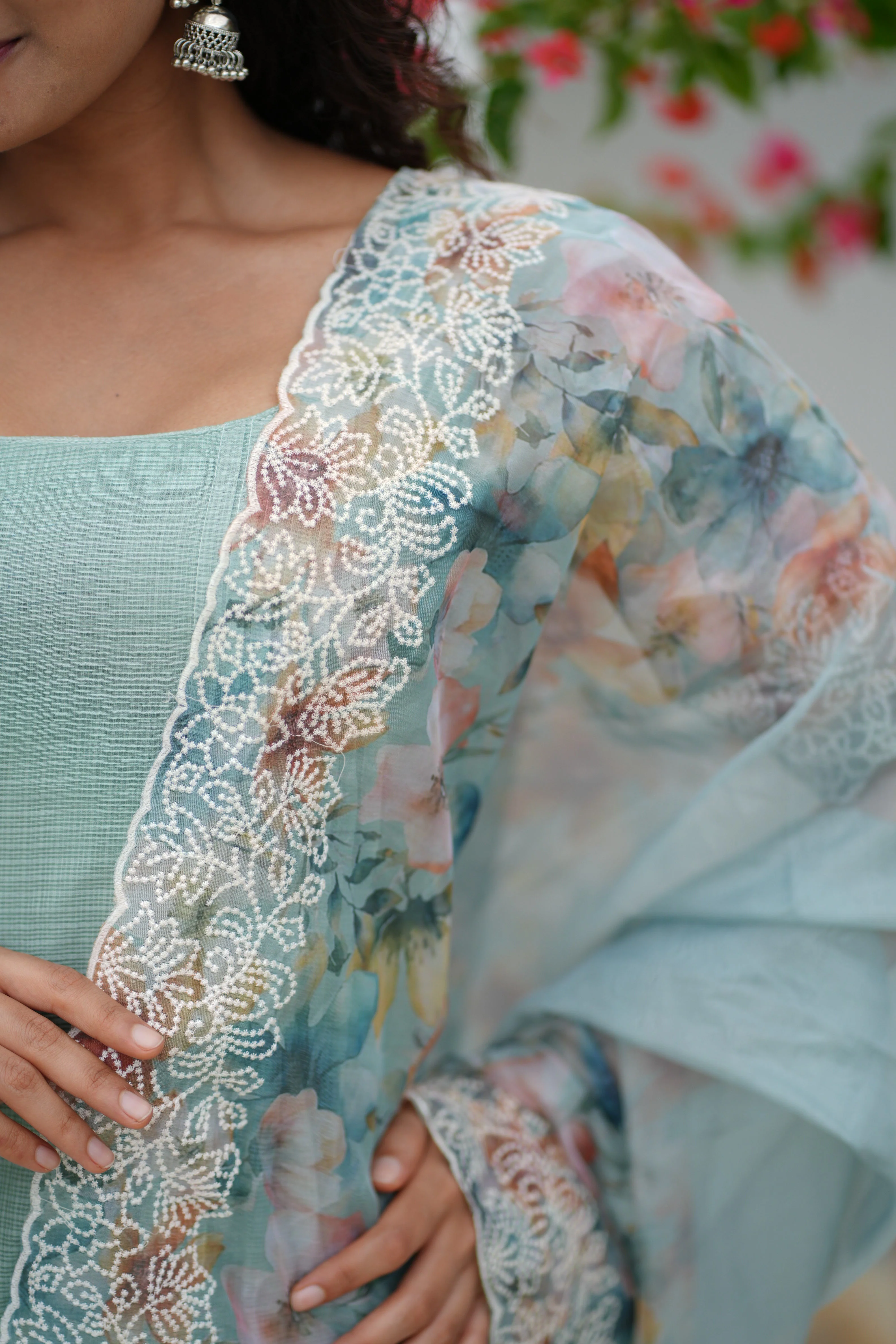 Krithi Mint Green - (Set of 2) - Image 12