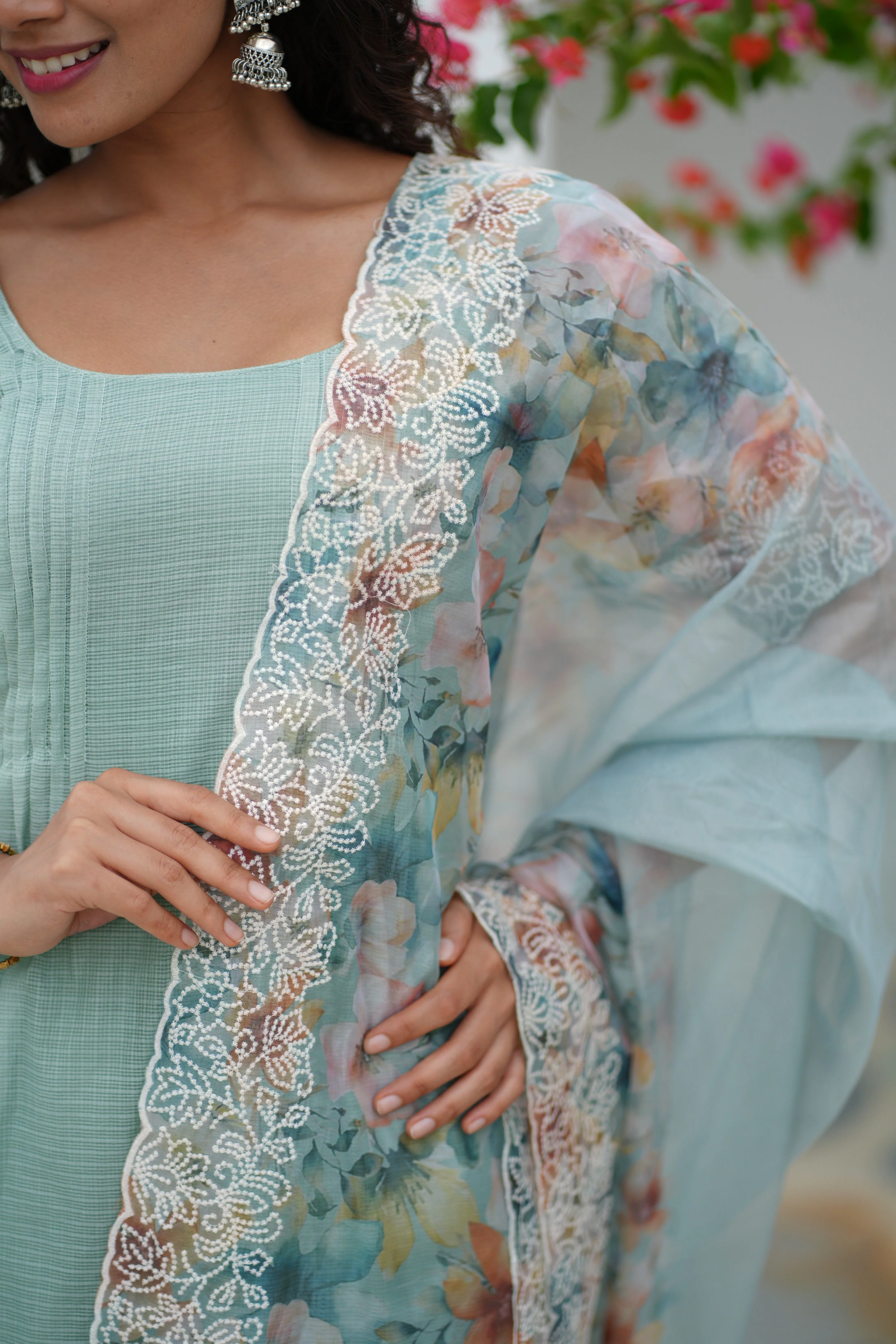 Krithi Mint Green - (Set of 2) - Image 14