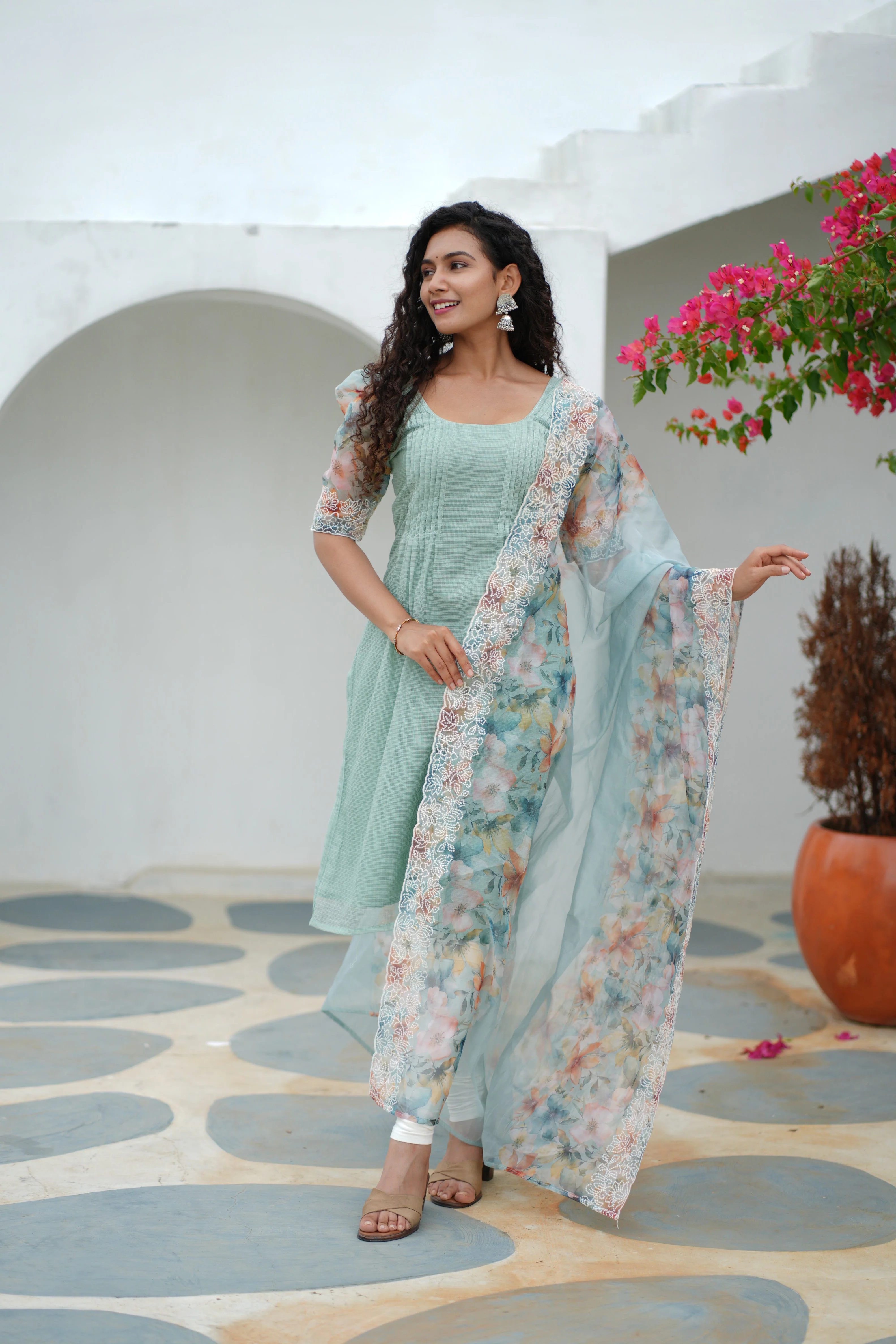 Krithi Mint Green - (Set of 2) - Image 8