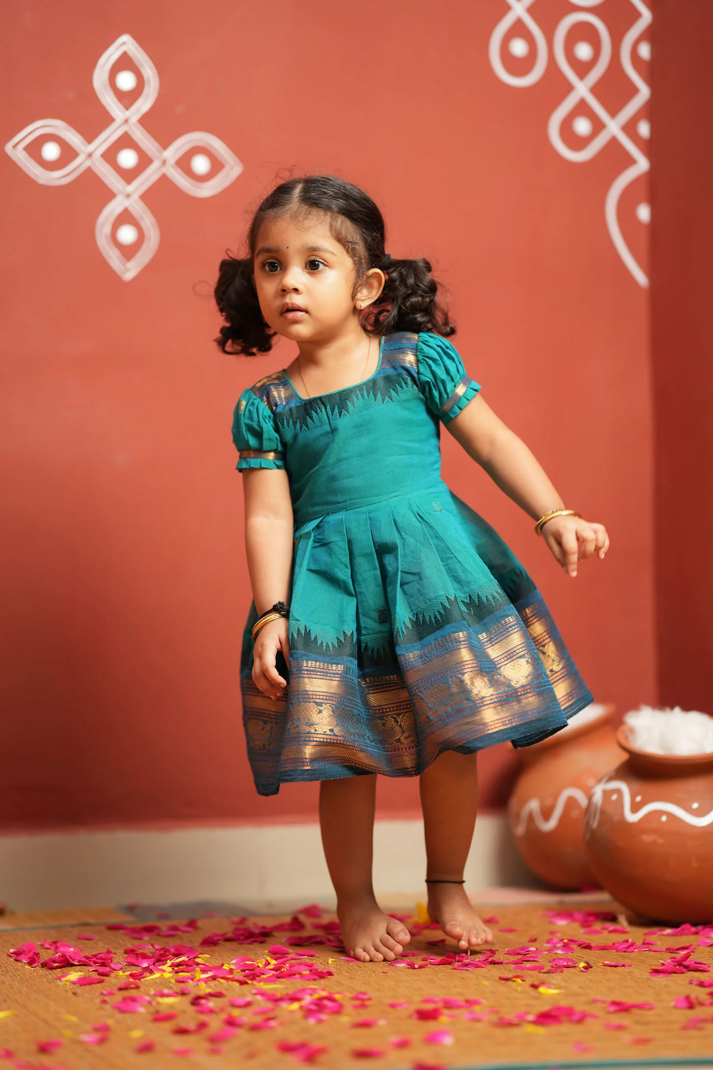Madhuri blue frock mini - Image 2