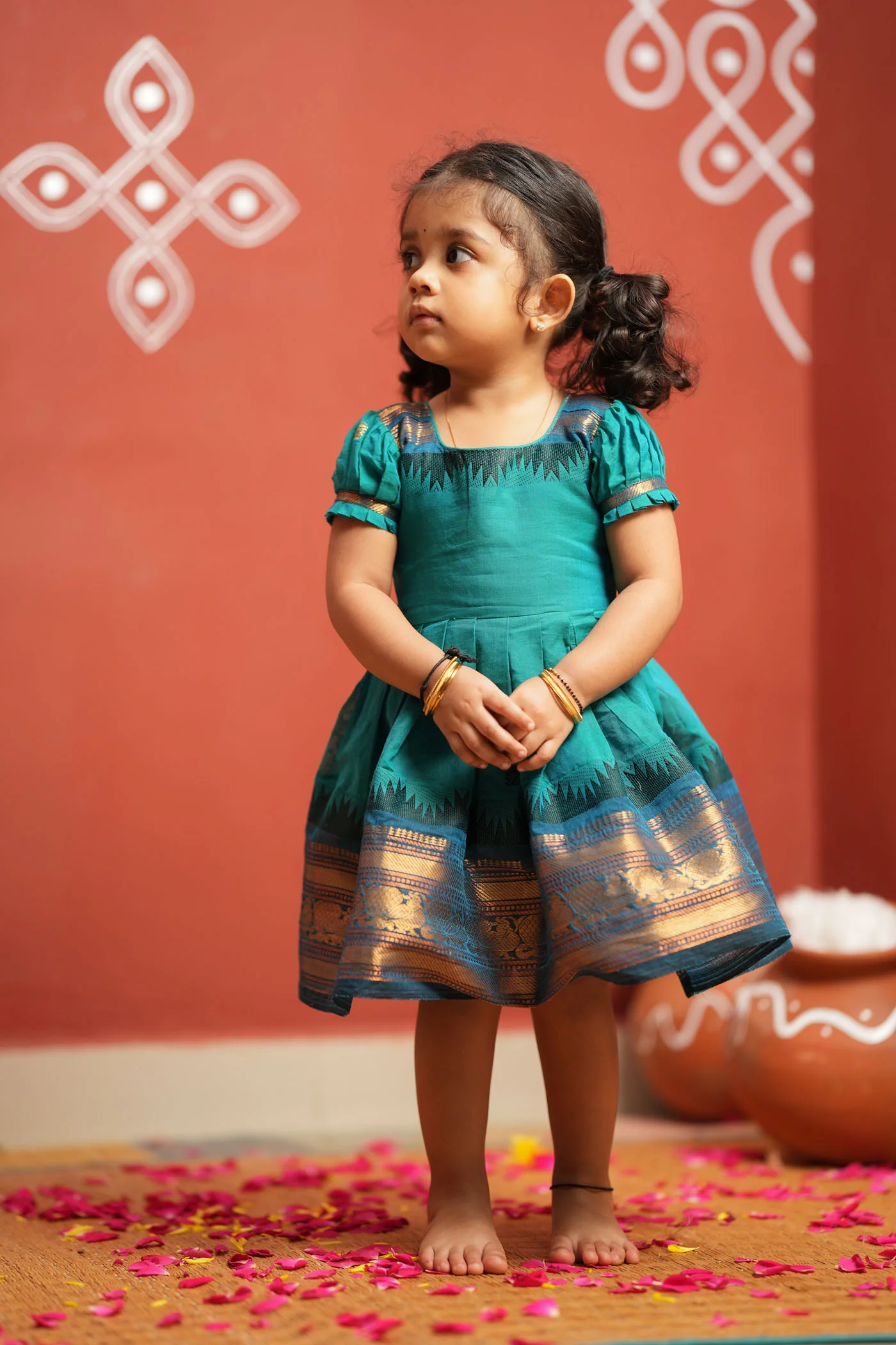 Madhuri blue frock mini - Image 3