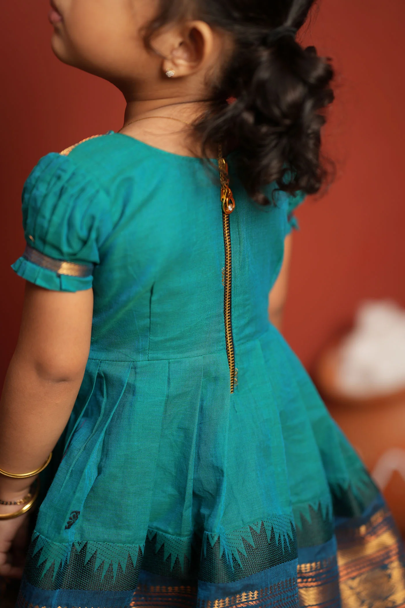 Madhuri blue frock mini - Image 4