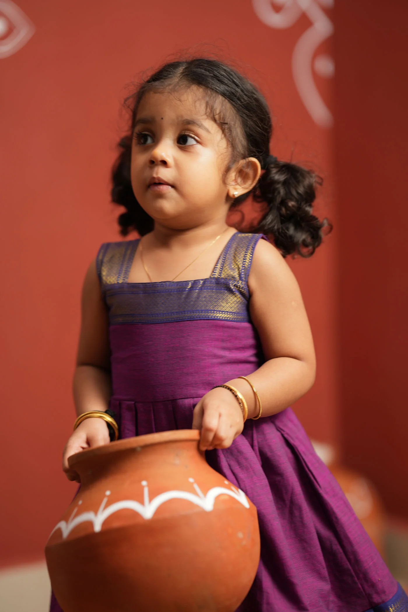 Magadhi violet Frock Mini - Image 2