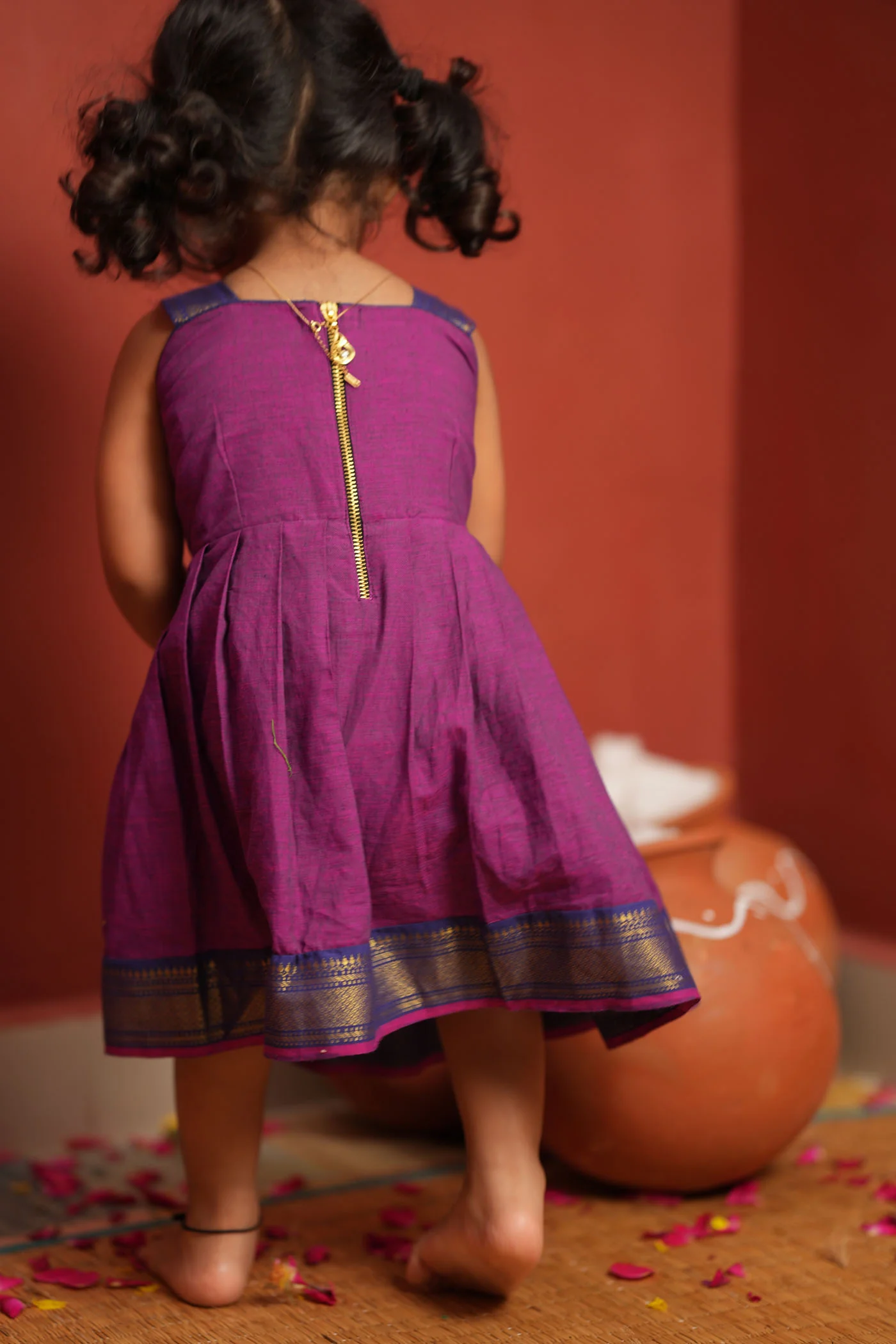 Magadhi violet Frock Mini - Image 4