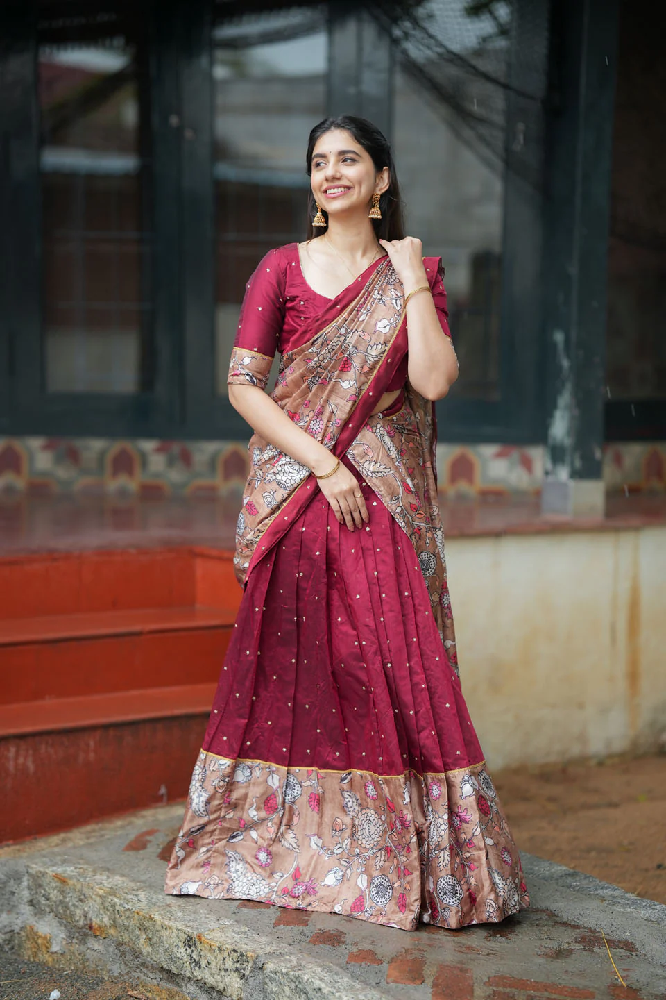 Manaswini Red Lehenga Set - Image 13