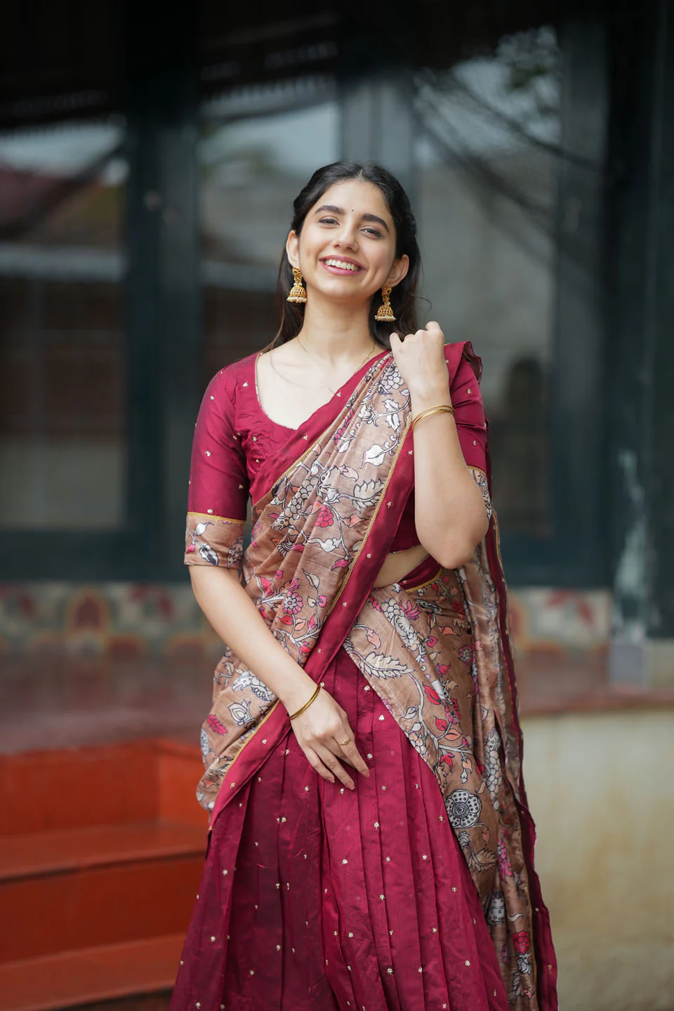 Manaswini Red Lehenga Set - Image 2