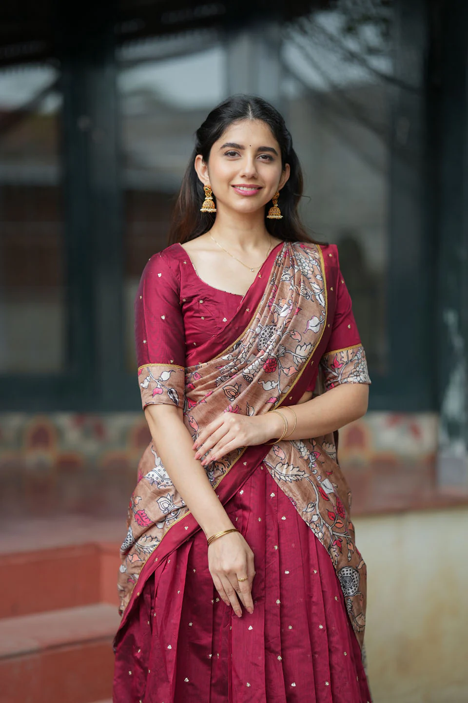 Manaswini Red Lehenga Set - Image 5