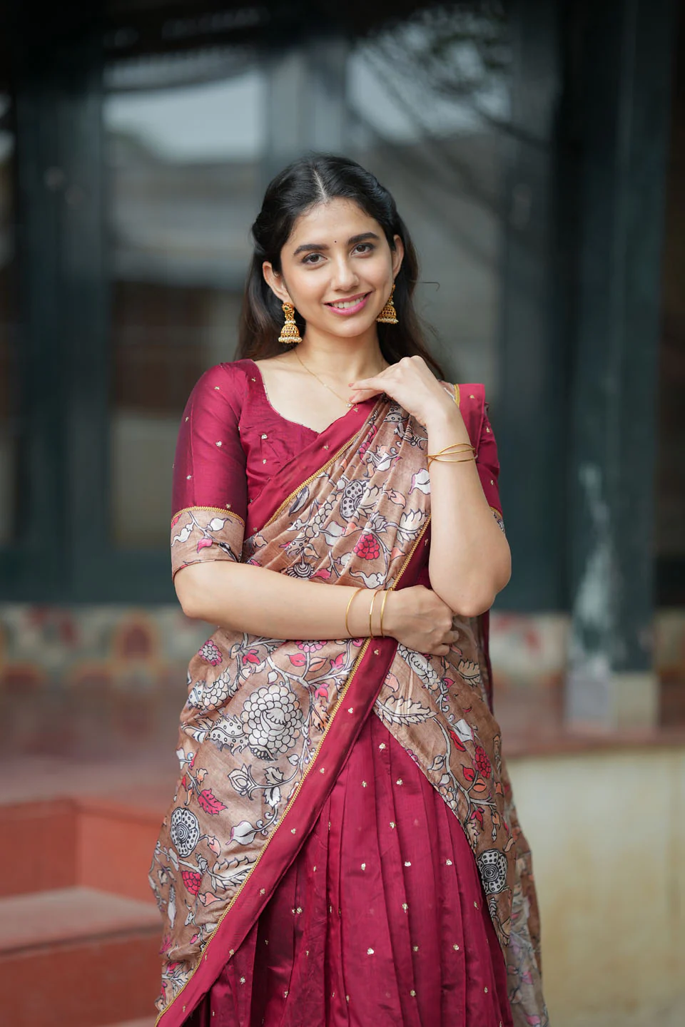 Manaswini Red Lehenga Set - Image 6