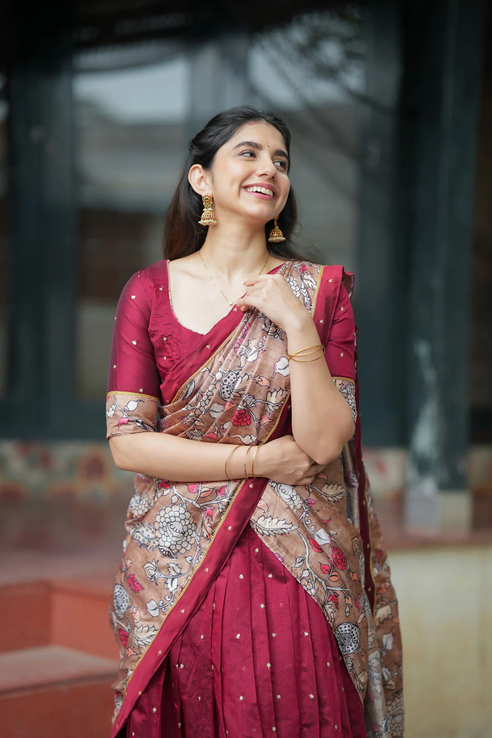 Manaswini Red Lehenga Set - Image 8