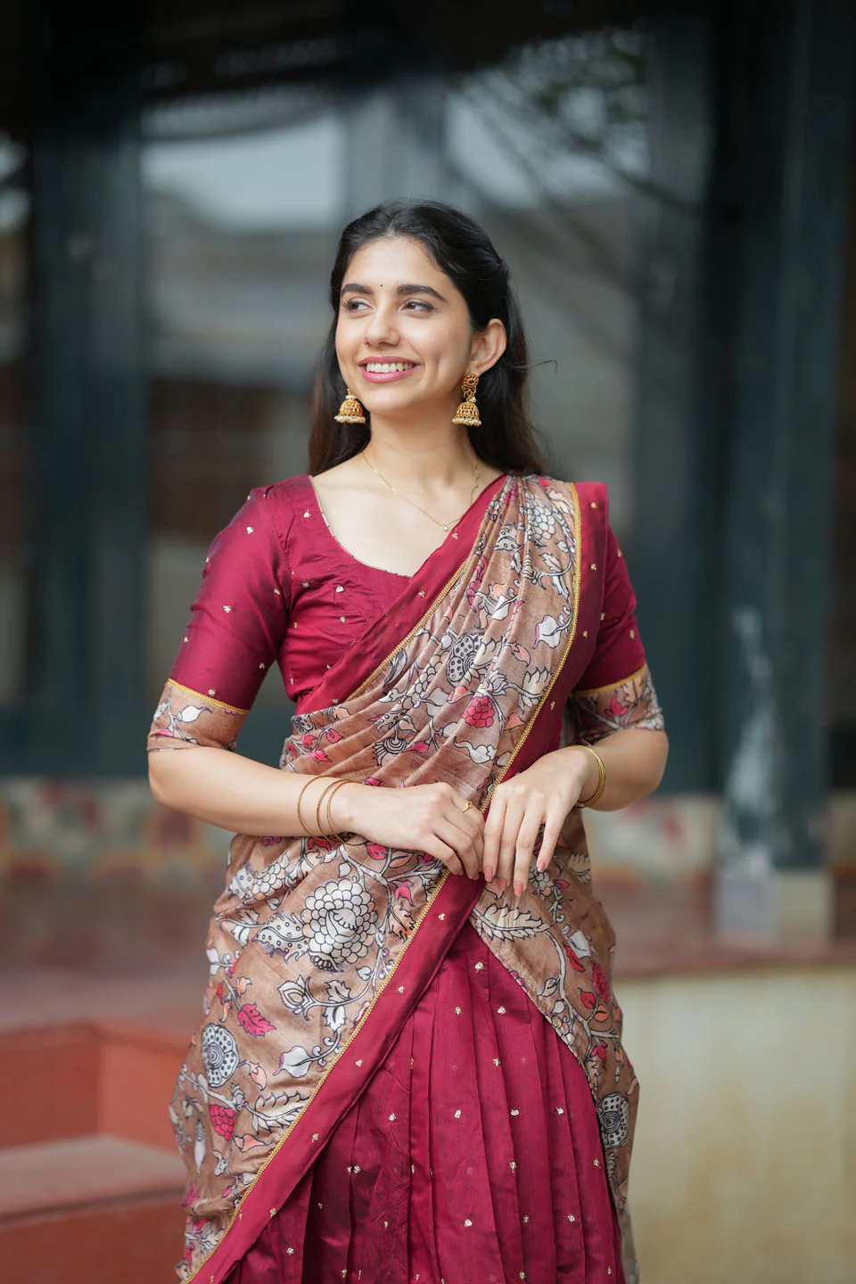 Manaswini Red Lehenga Set - Image 9
