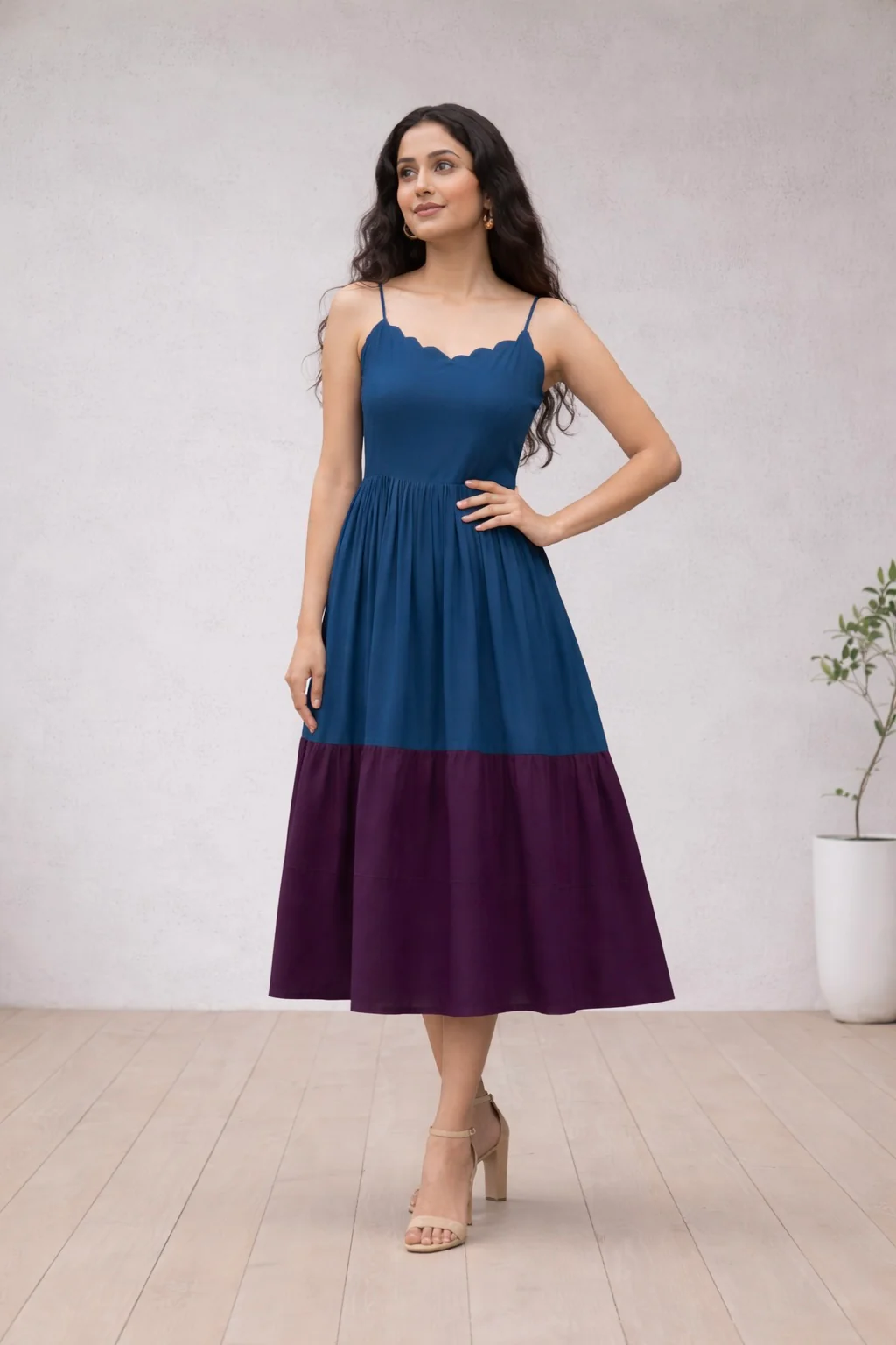 Maya Teal Dress