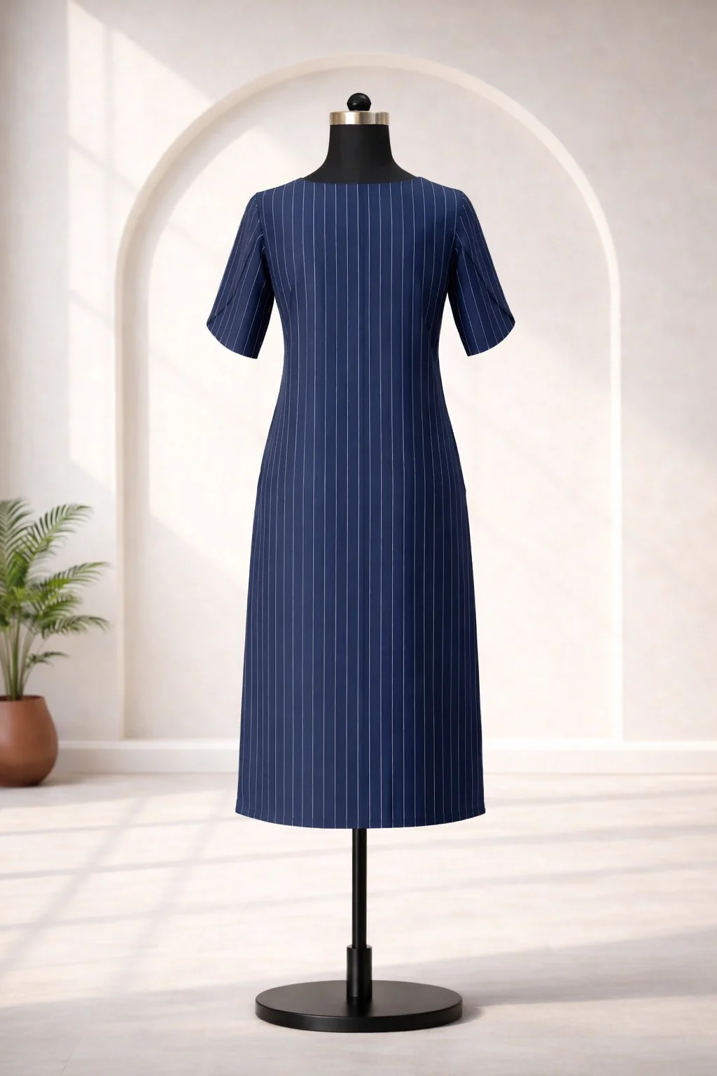 Myna Blue Kurti Set - Image 4