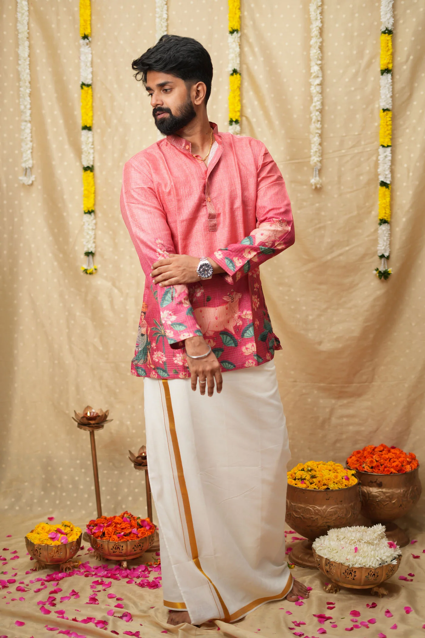 Nedunchezhian Pink Shirt (EK) - Image 2