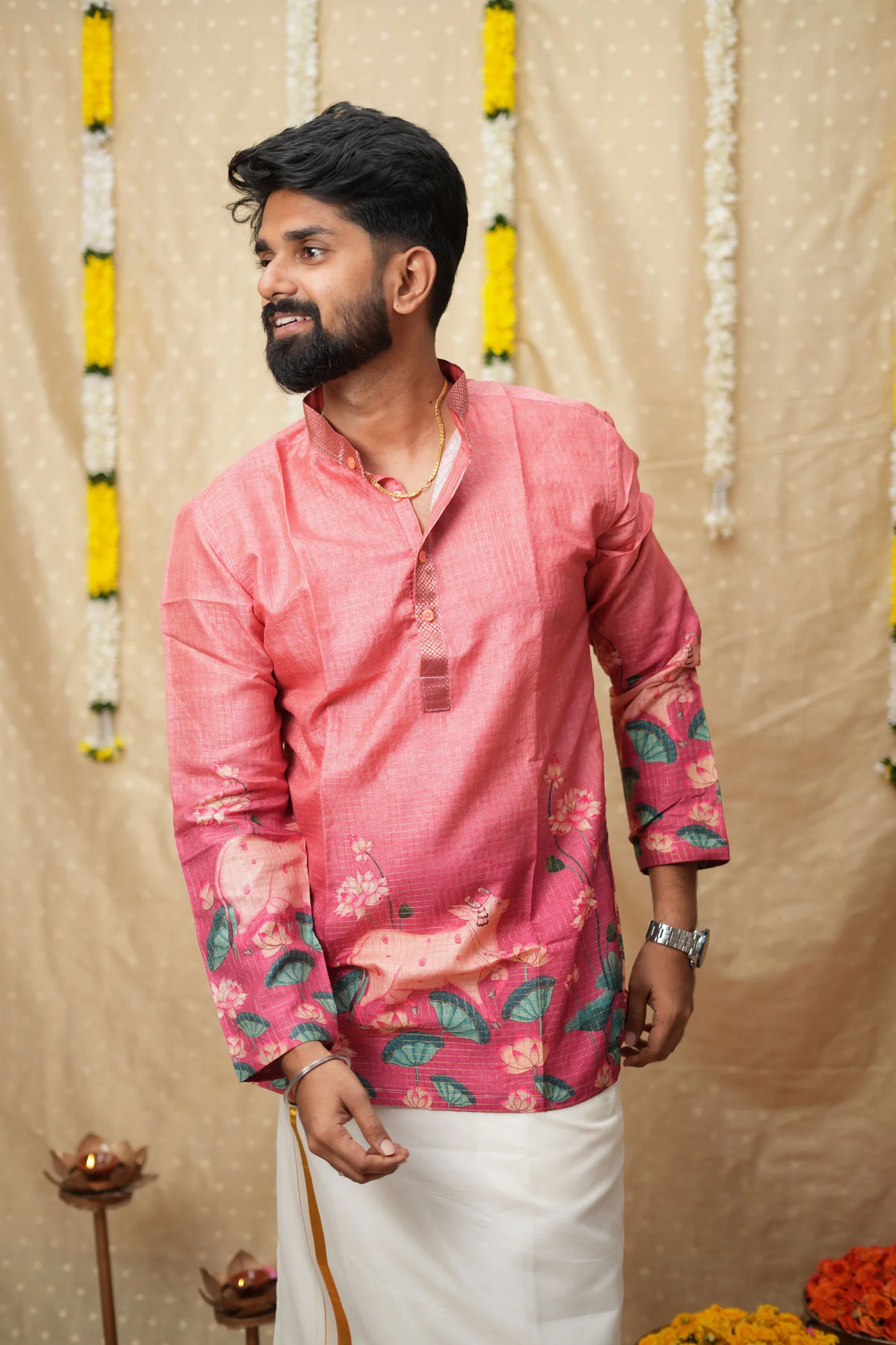 Nedunchezhian Pink Shirt (EK) - Image 3
