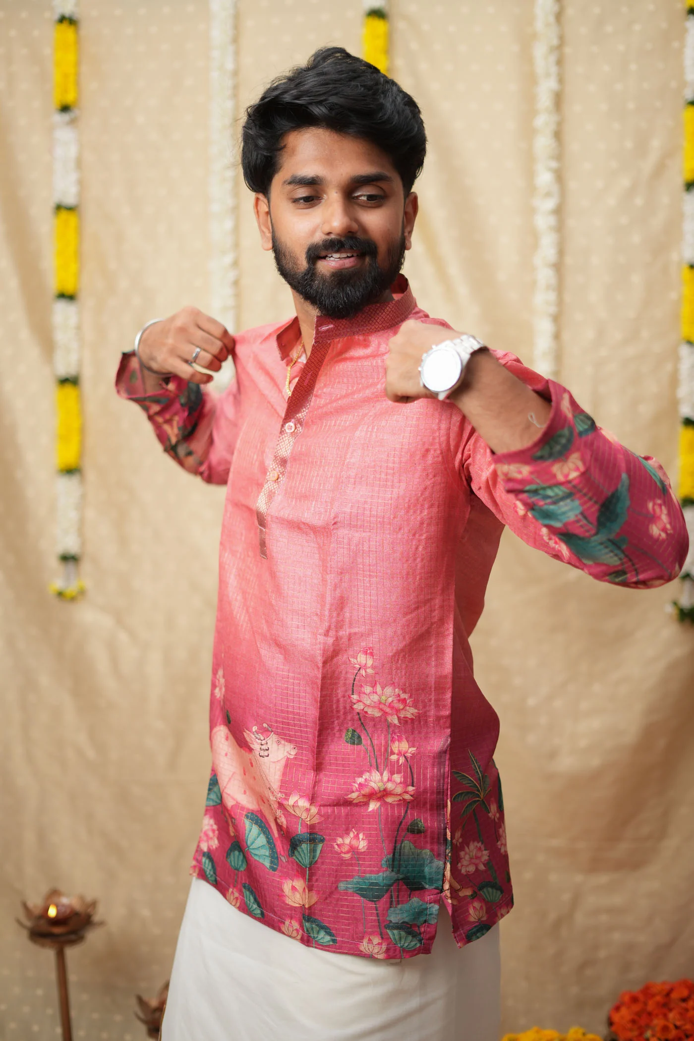 Nedunchezhian Pink Shirt (EK) - Image 4