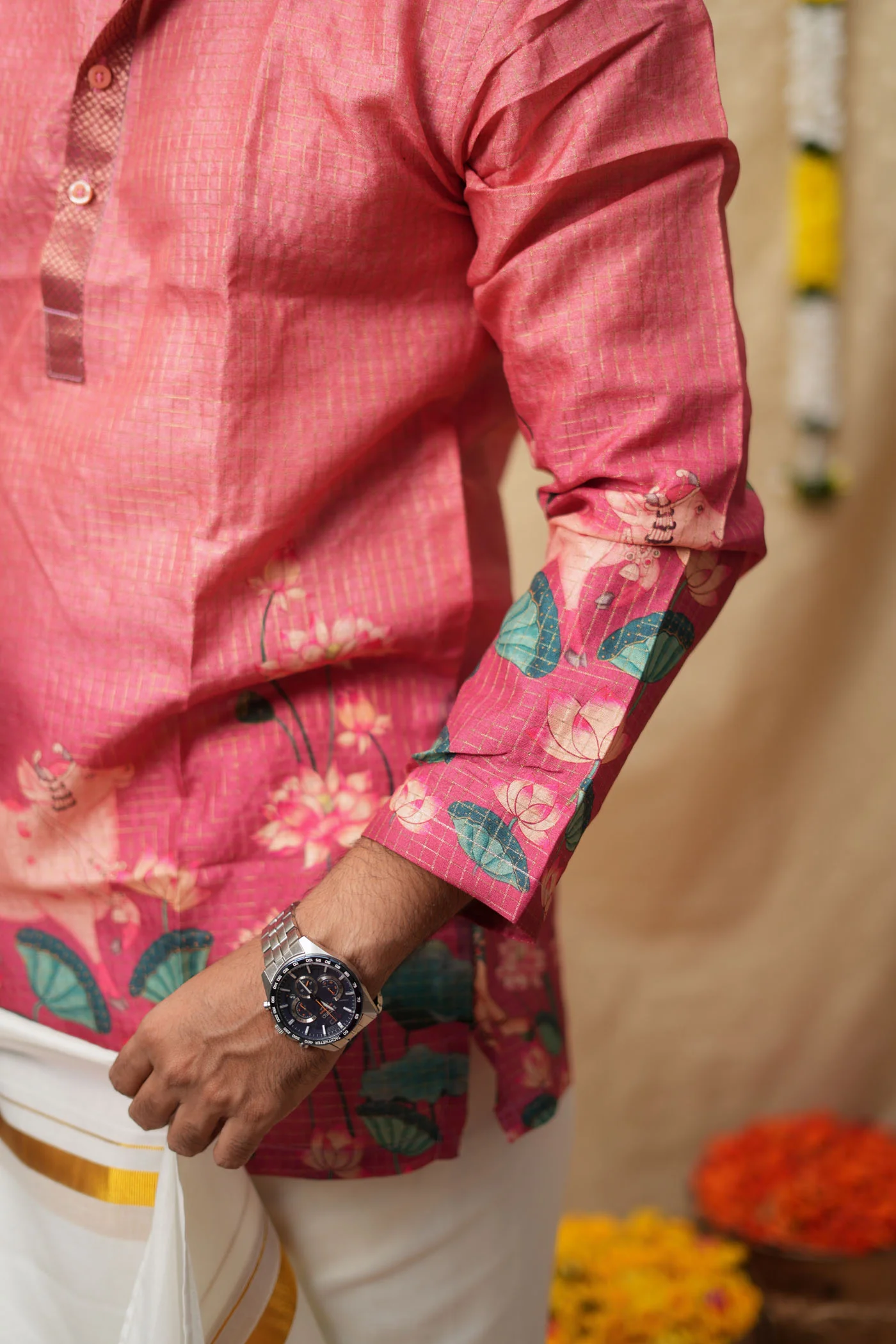 Nedunchezhian Pink Shirt (EK) - Image 7