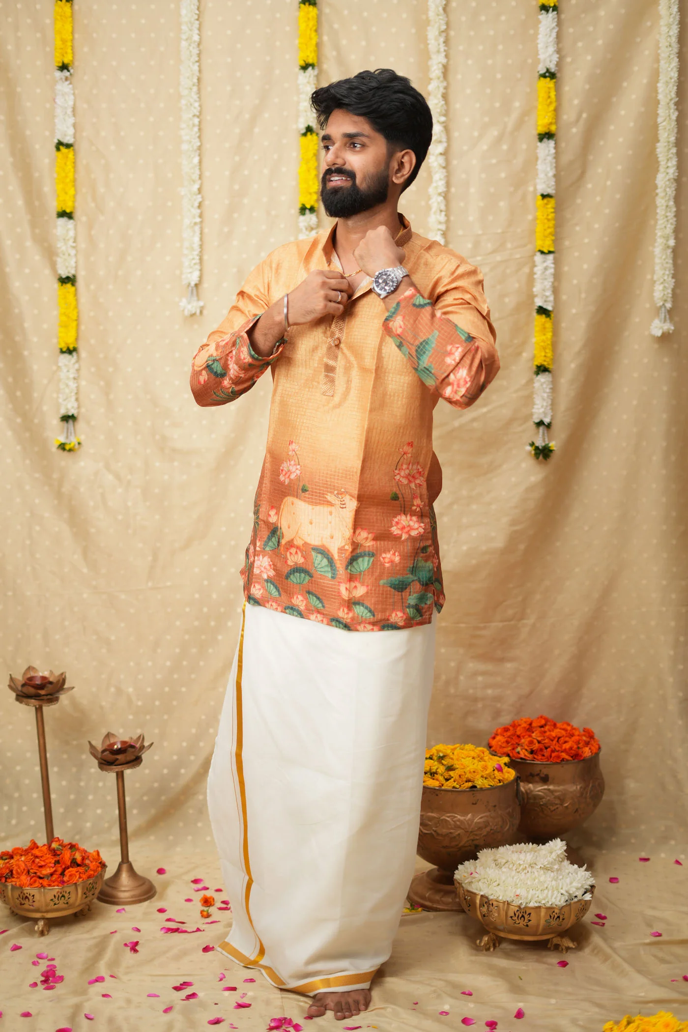 Nedunchezhian Yellow Shirt (EK)