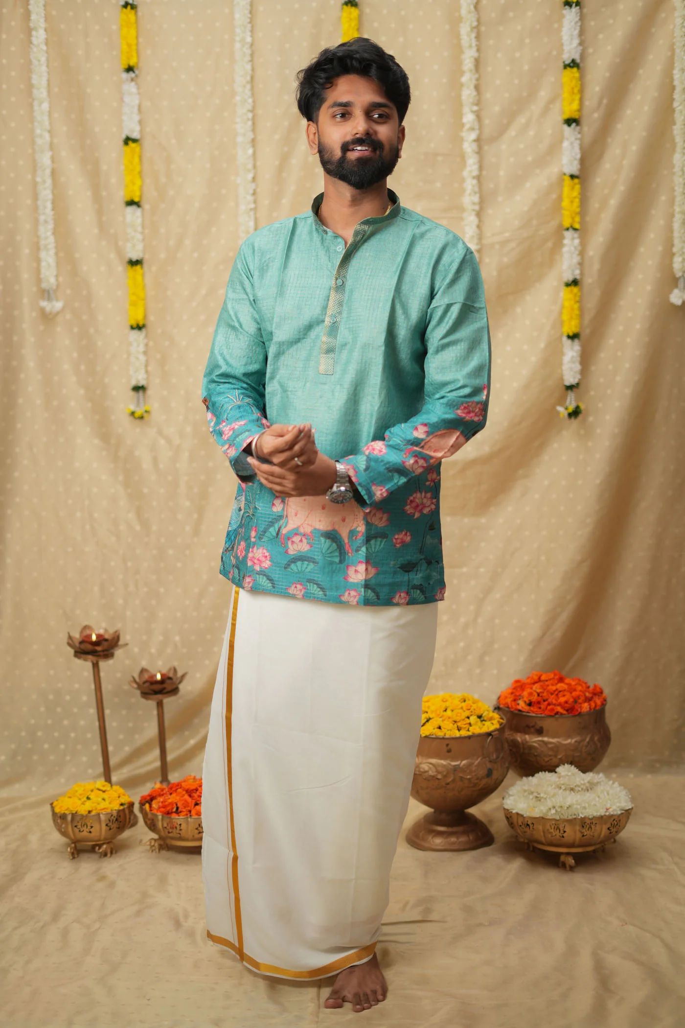 Nedunchezhian Blue Shirt (EK) - Image 2