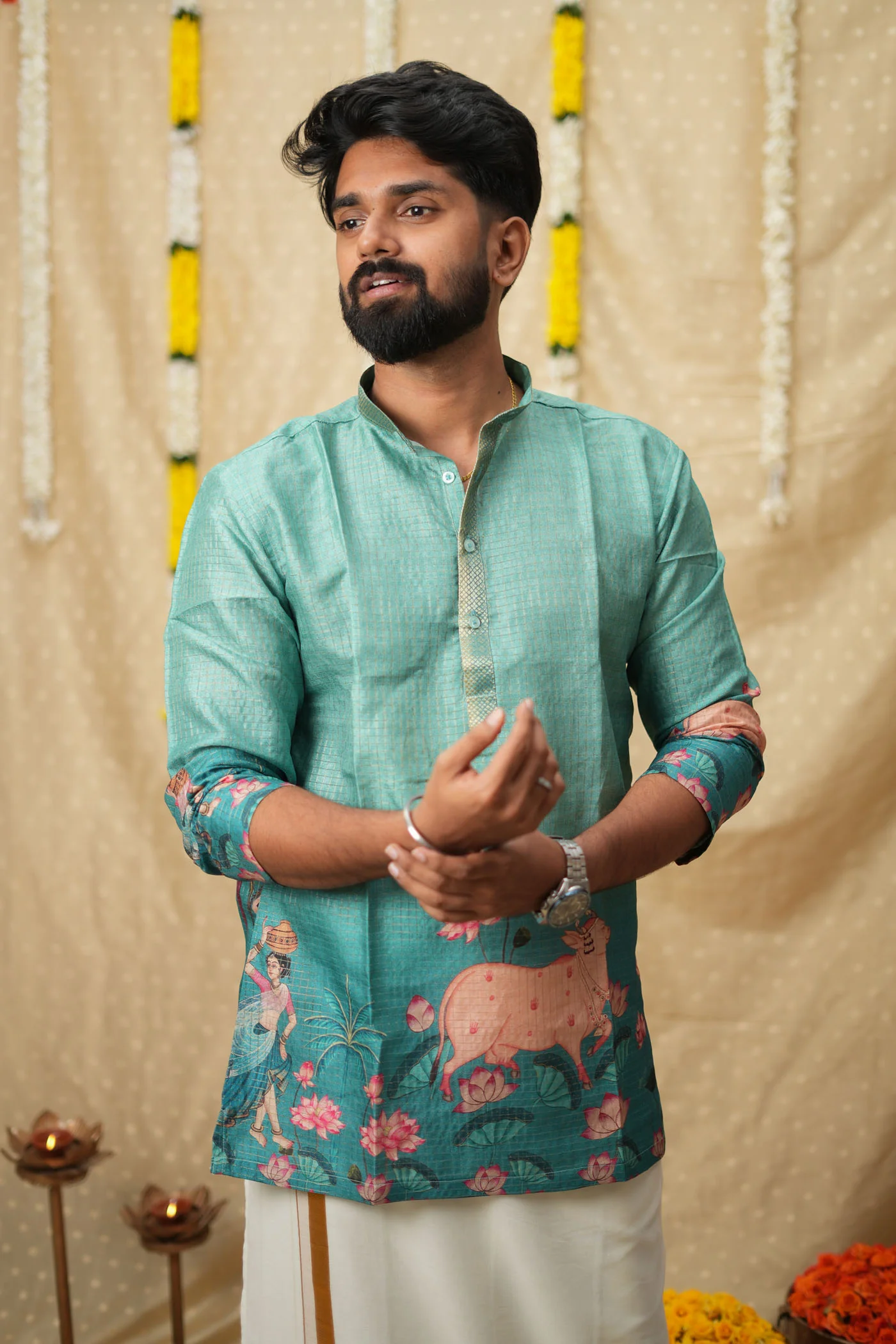 Nedunchezhian Blue Shirt (EK) - Image 3