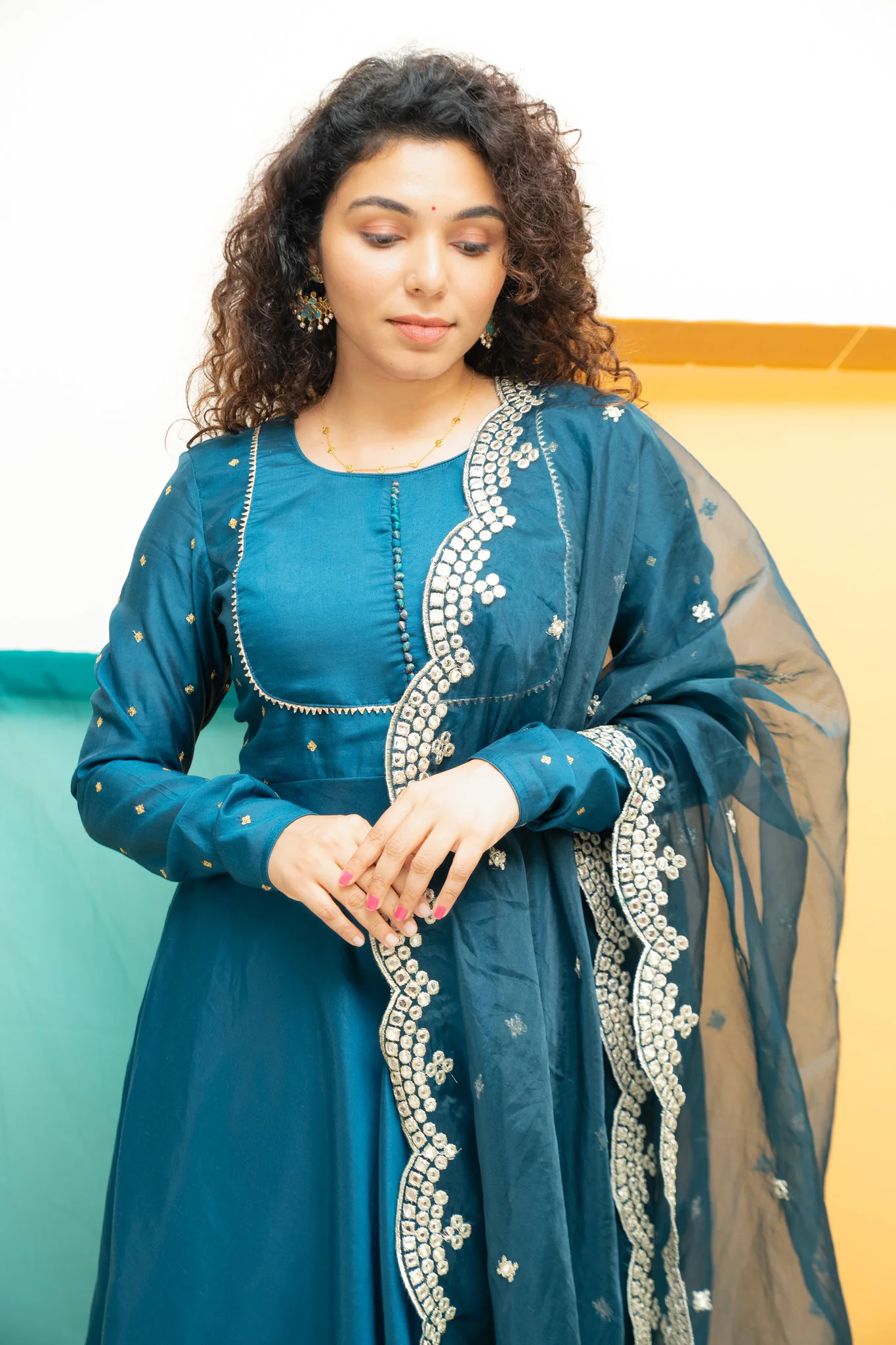 Nirainila Teal Blue Mom & Me - Image 14