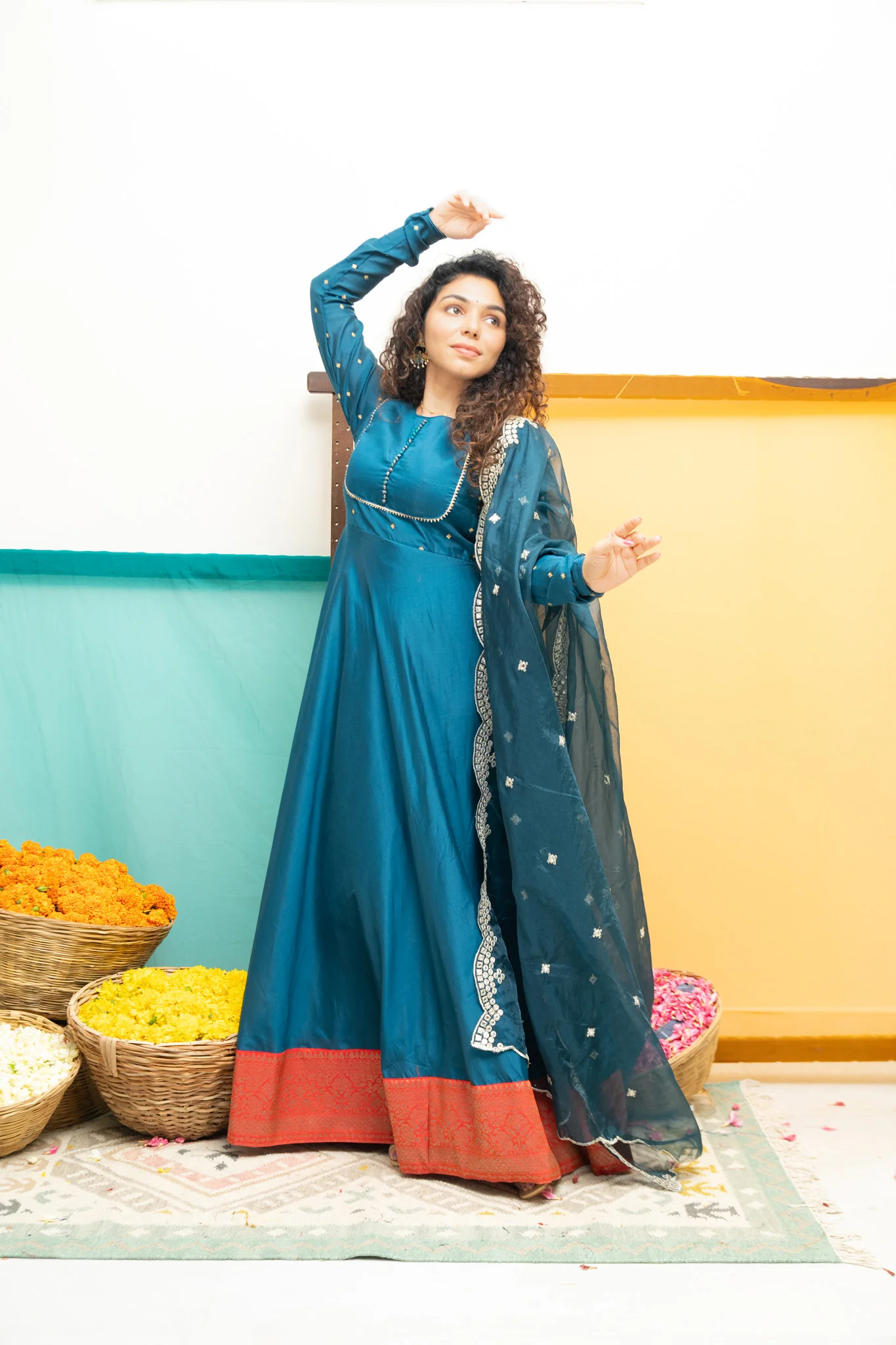 Nirainila Teal Blue Mom & Me - Image 6