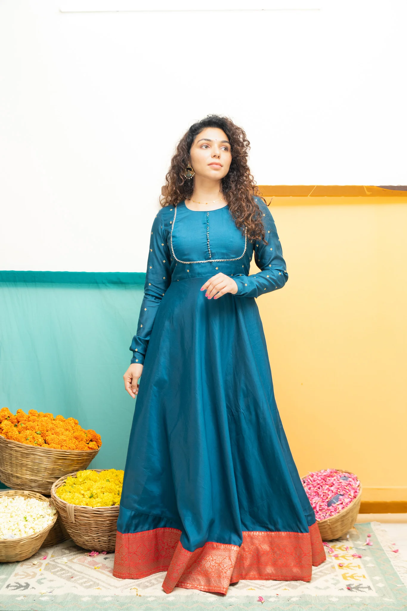 Nirainila Teal Blue Mom & Me - Image 8