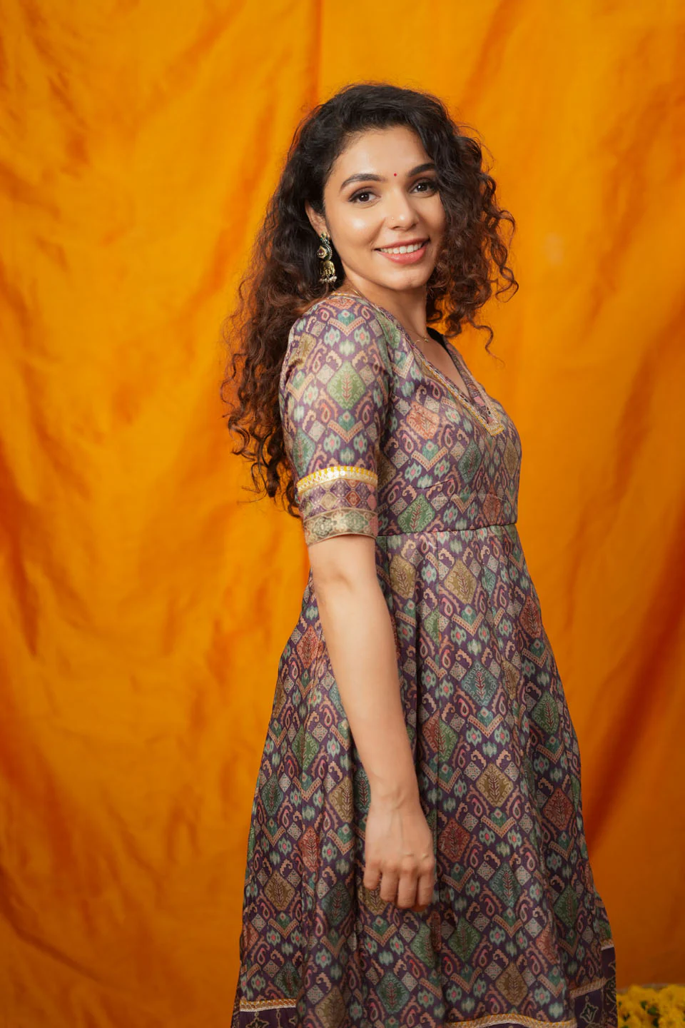 Nivriti Woven Multi-Coloured Anarkali Kurta Set - Image 10