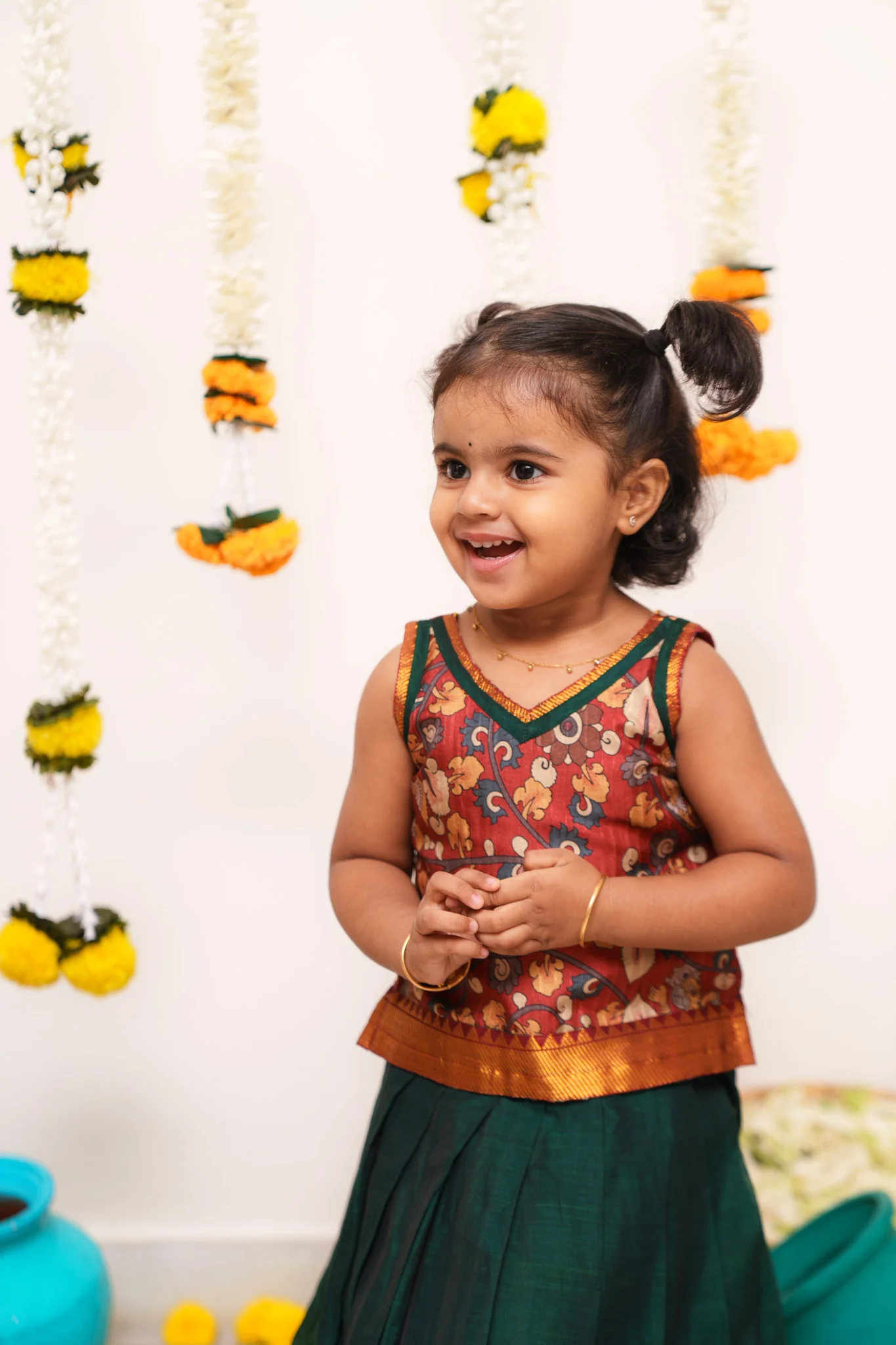 Prathana Maroon & Green Mini - Image 11