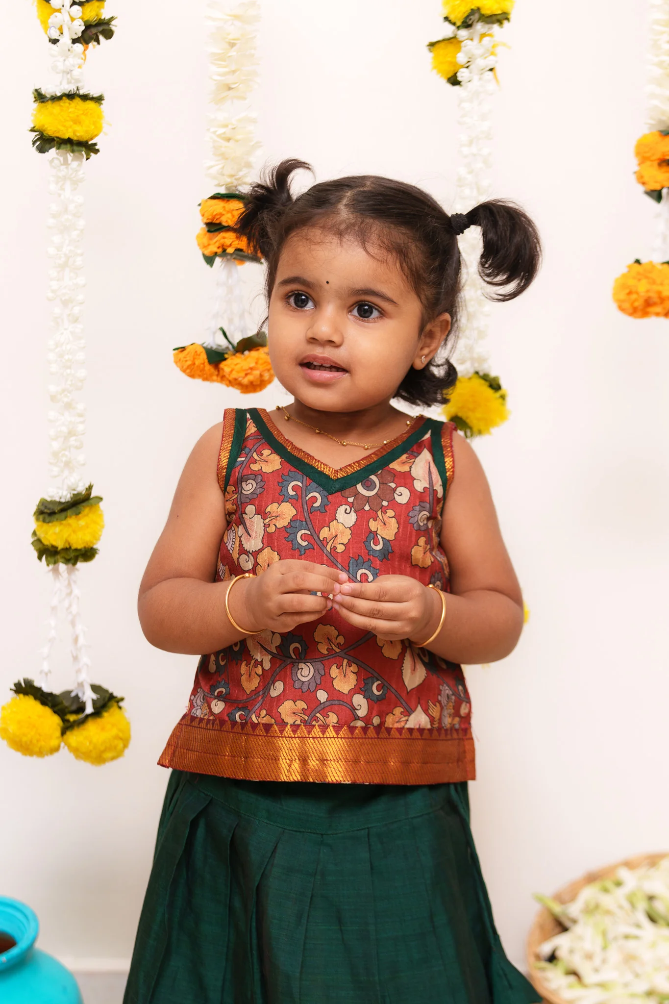Prathana Maroon & Green Mini - Image 15