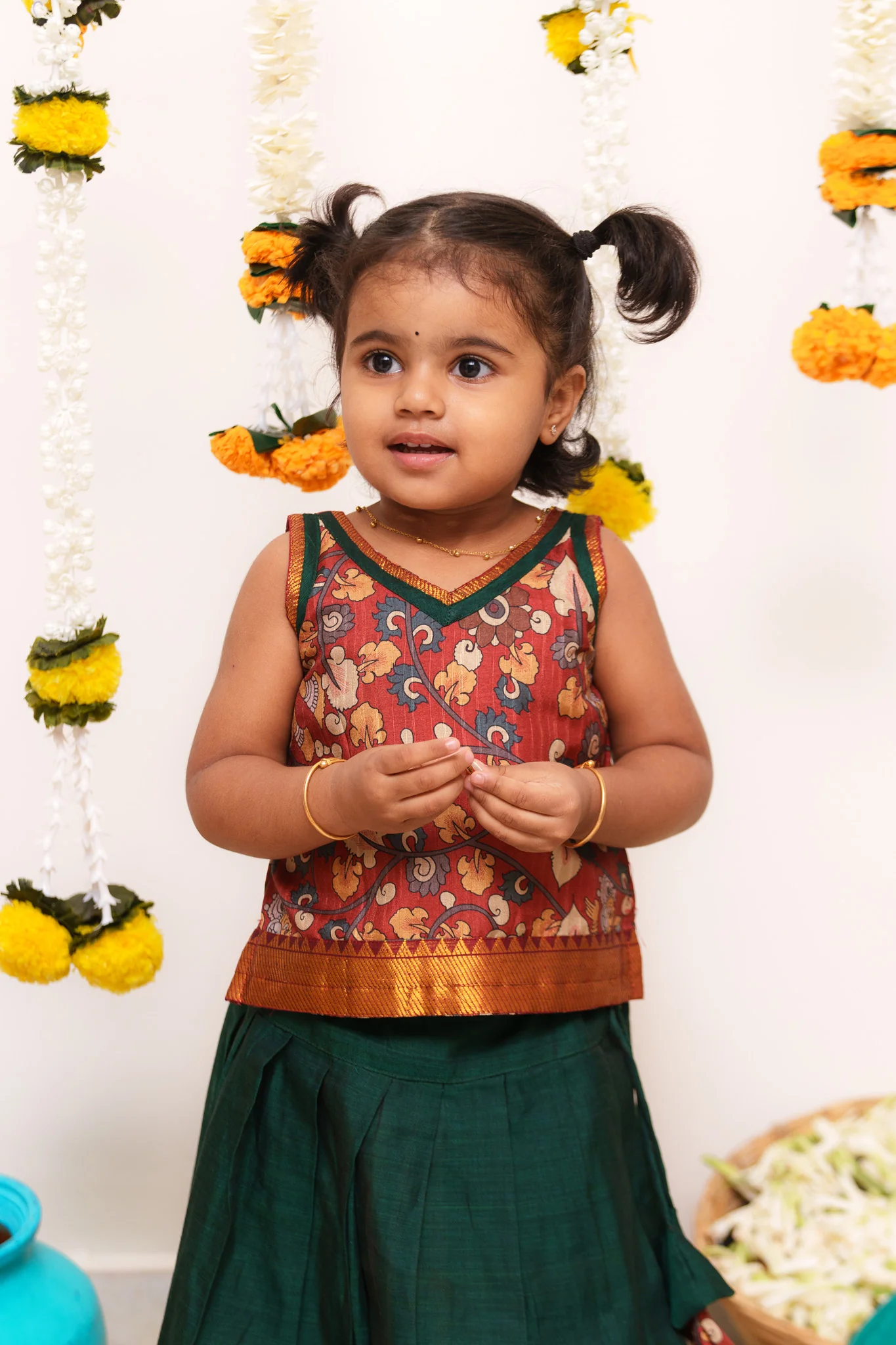 Prathana Maroon & Green Mini - Image 17