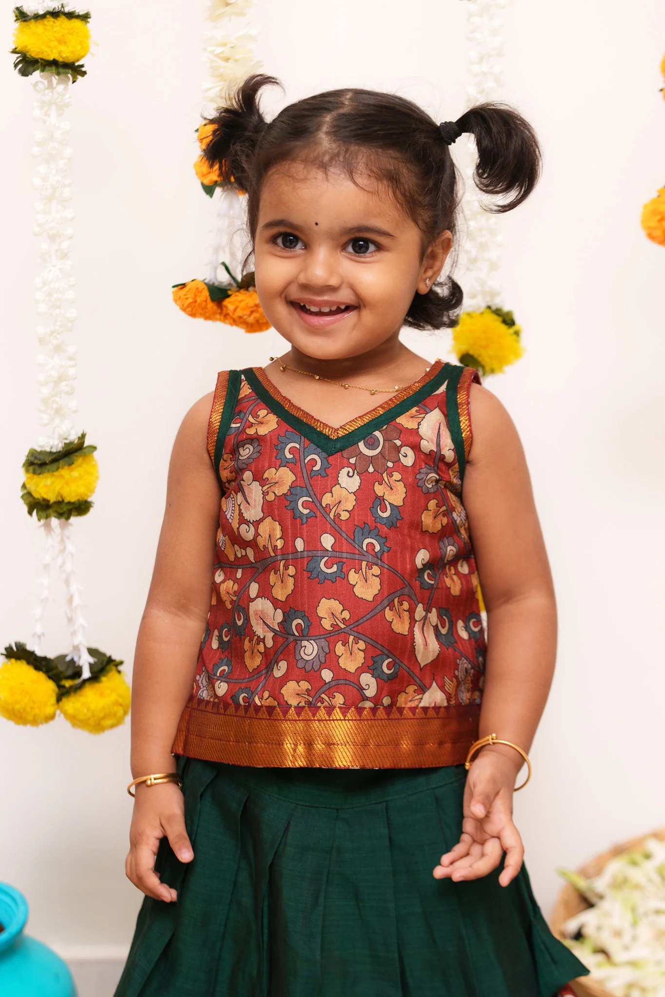 Prathana Maroon & Green Mini - Image 21
