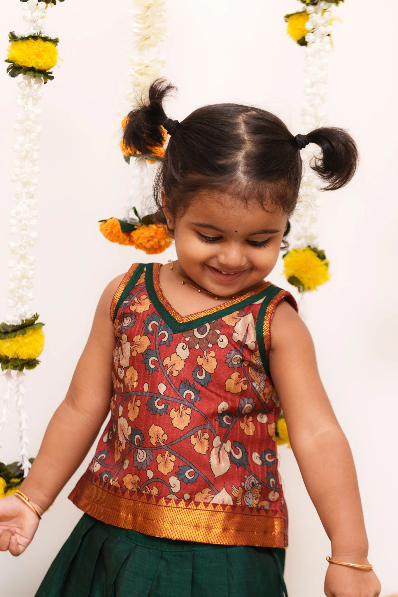 Prathana Maroon & Green Mini - Image 23