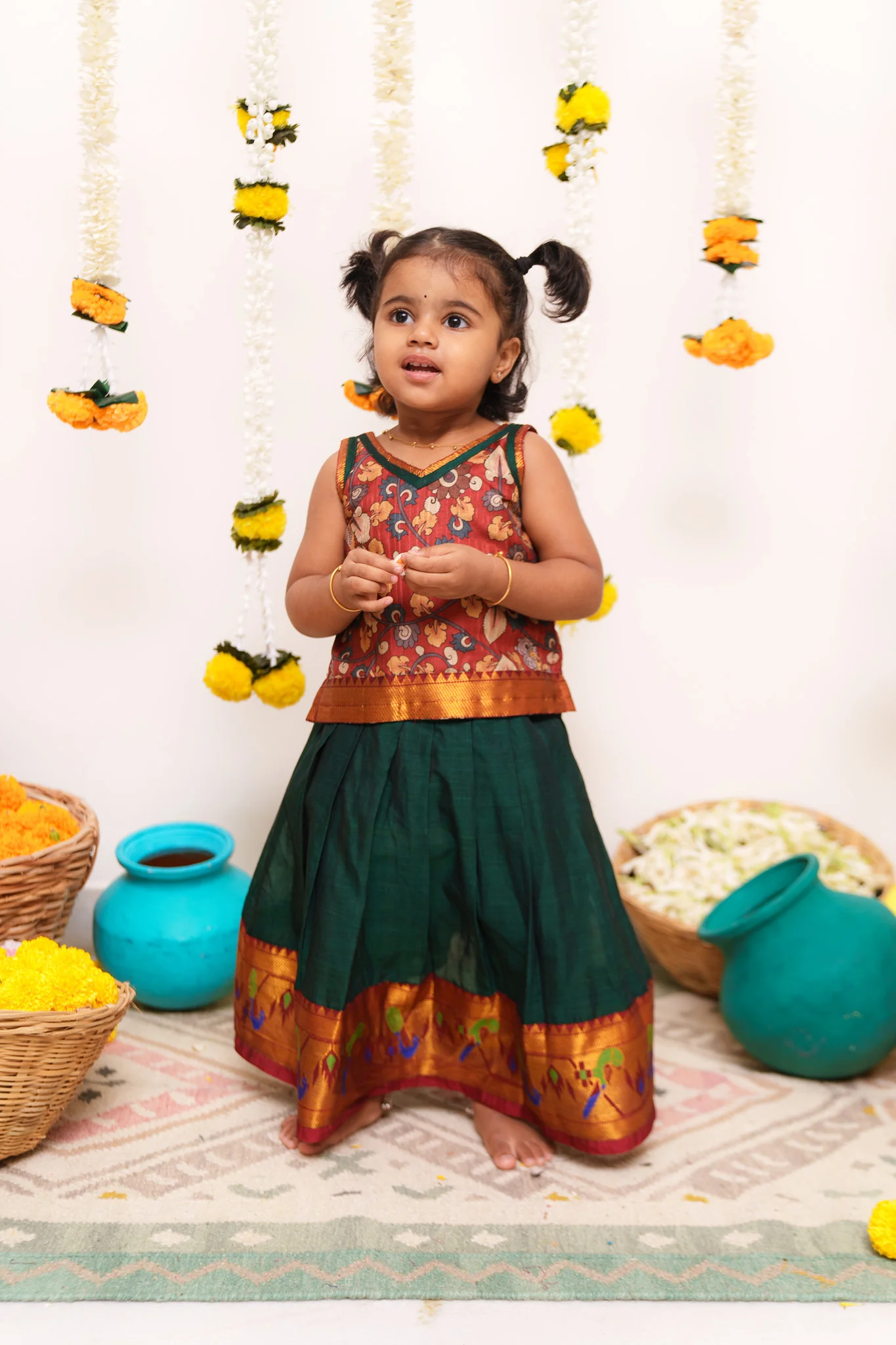 Prathana Maroon & Green Mini - Image 25