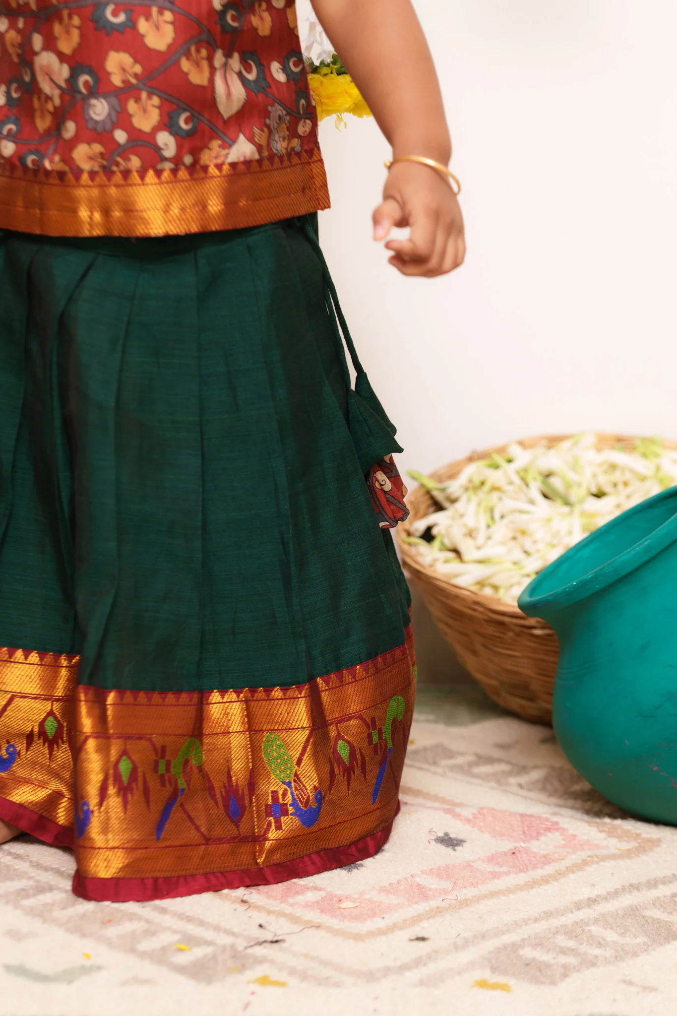 Prathana Maroon & Green Mini - Image 33