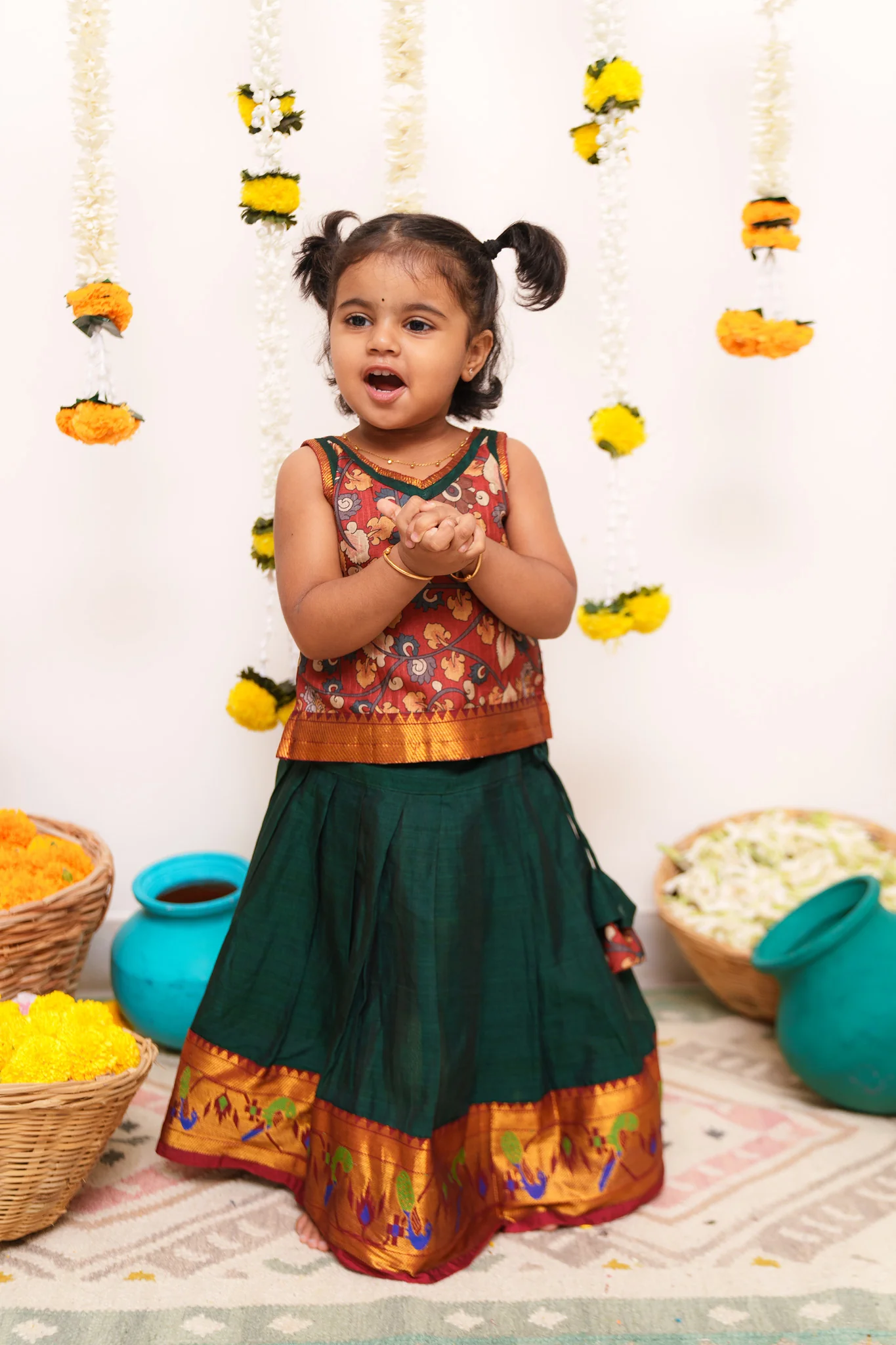 Prathana Maroon & Green Mini - Image 6