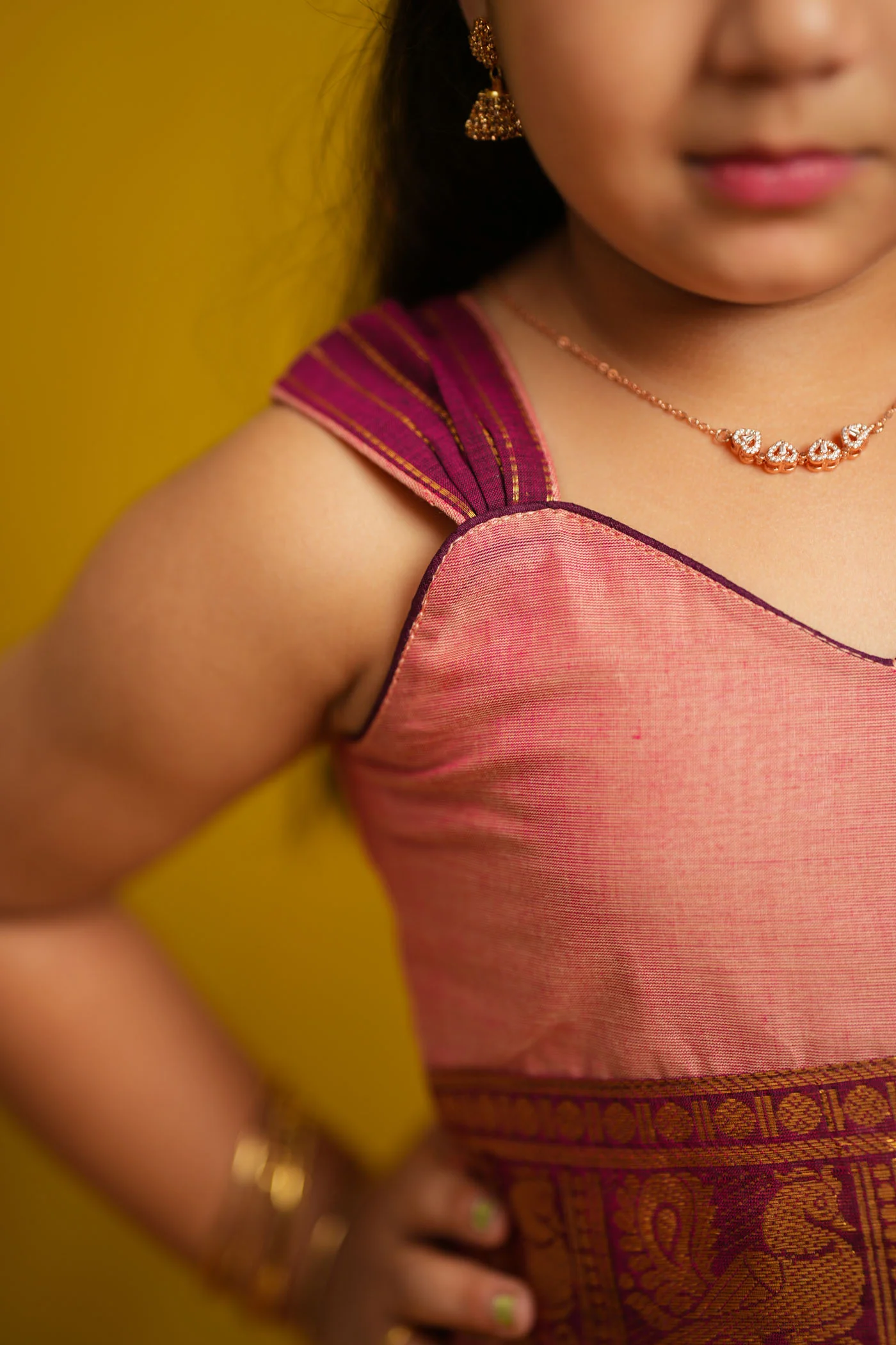 Radhi Pink Lehenga Mini - Image 7