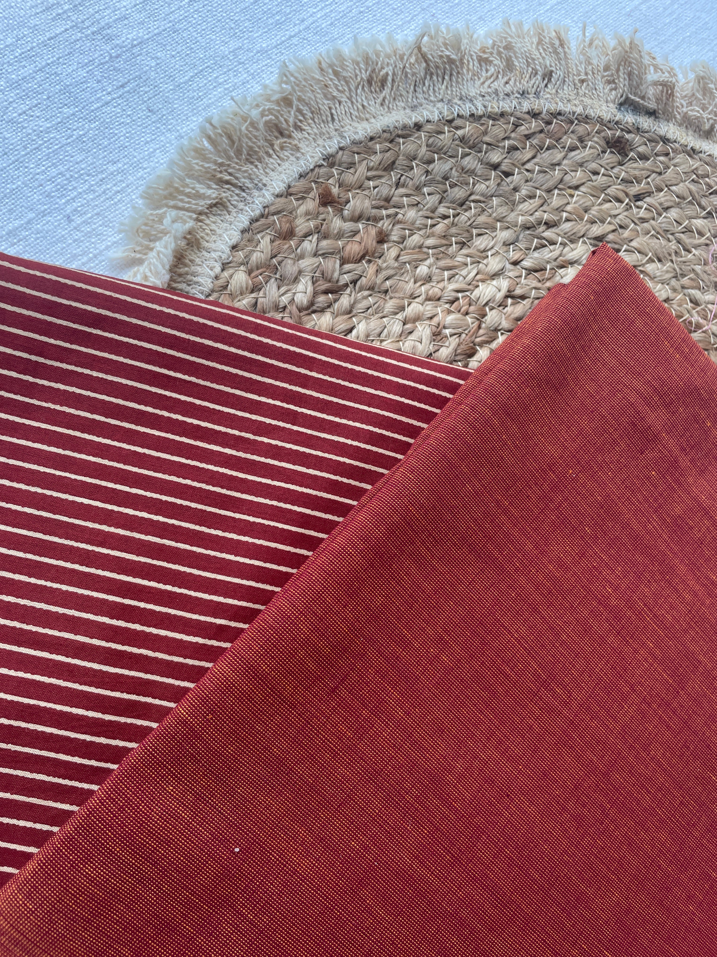 Rust – Handloom Cotton Top & Bottom Set - Image 5