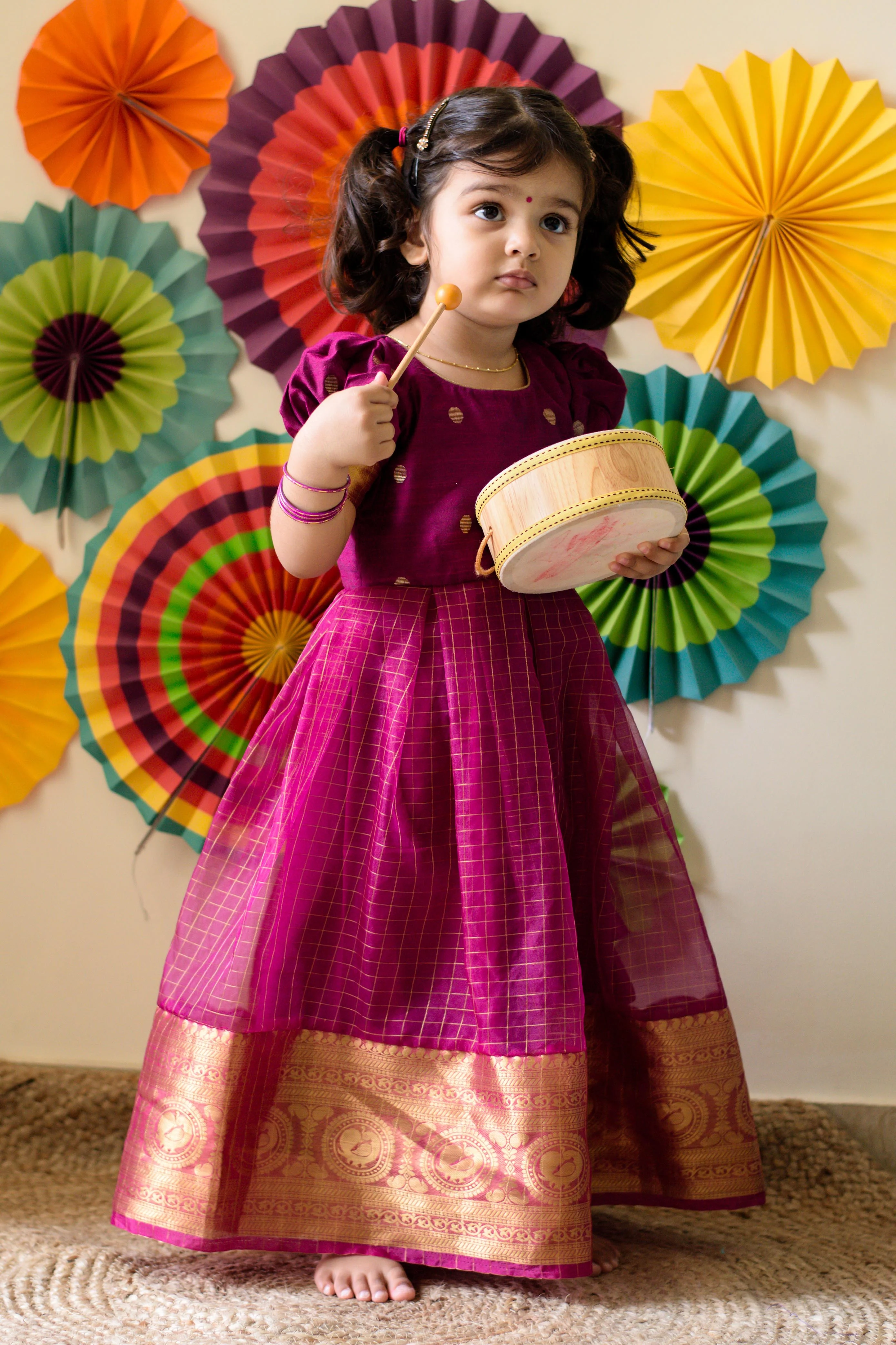 Saatvika magenta mini - Image 3