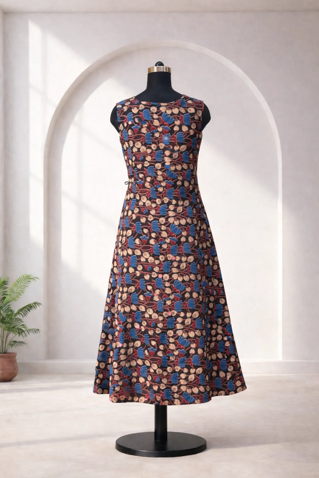 Sakshi Black with Red Dress - Image 4