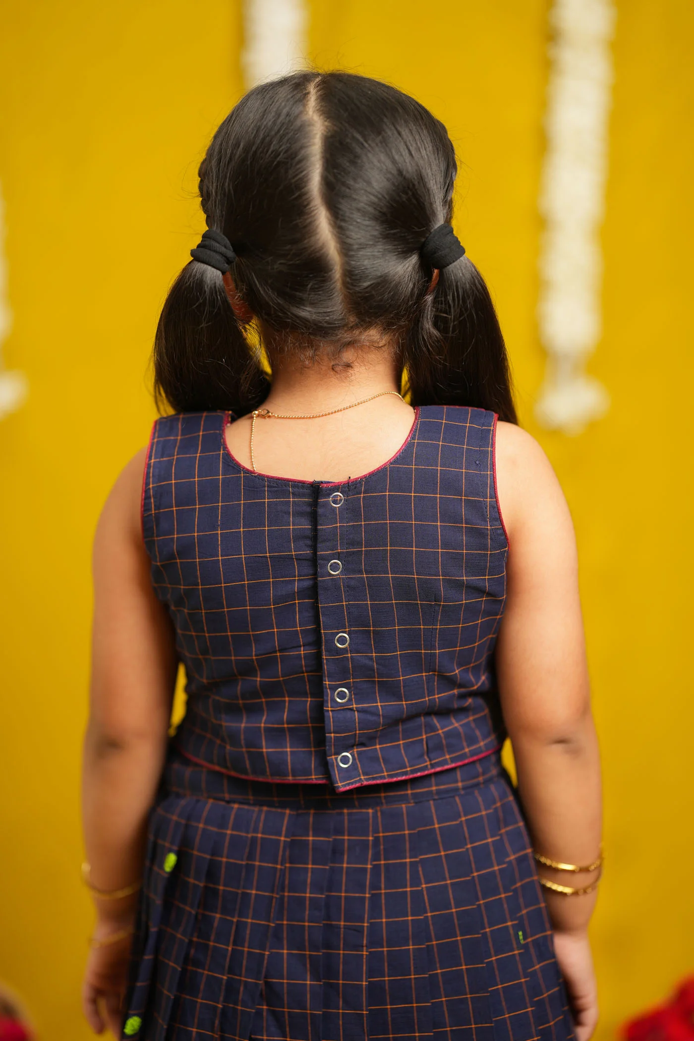 Sana Navy Blue Lehenga Mini - Image 8