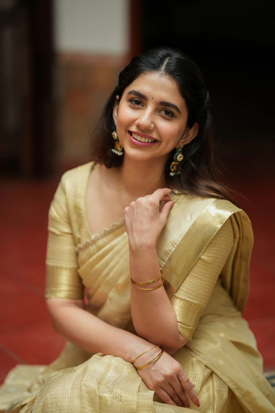 Sarasvati Gold Halfsaree - Image 17
